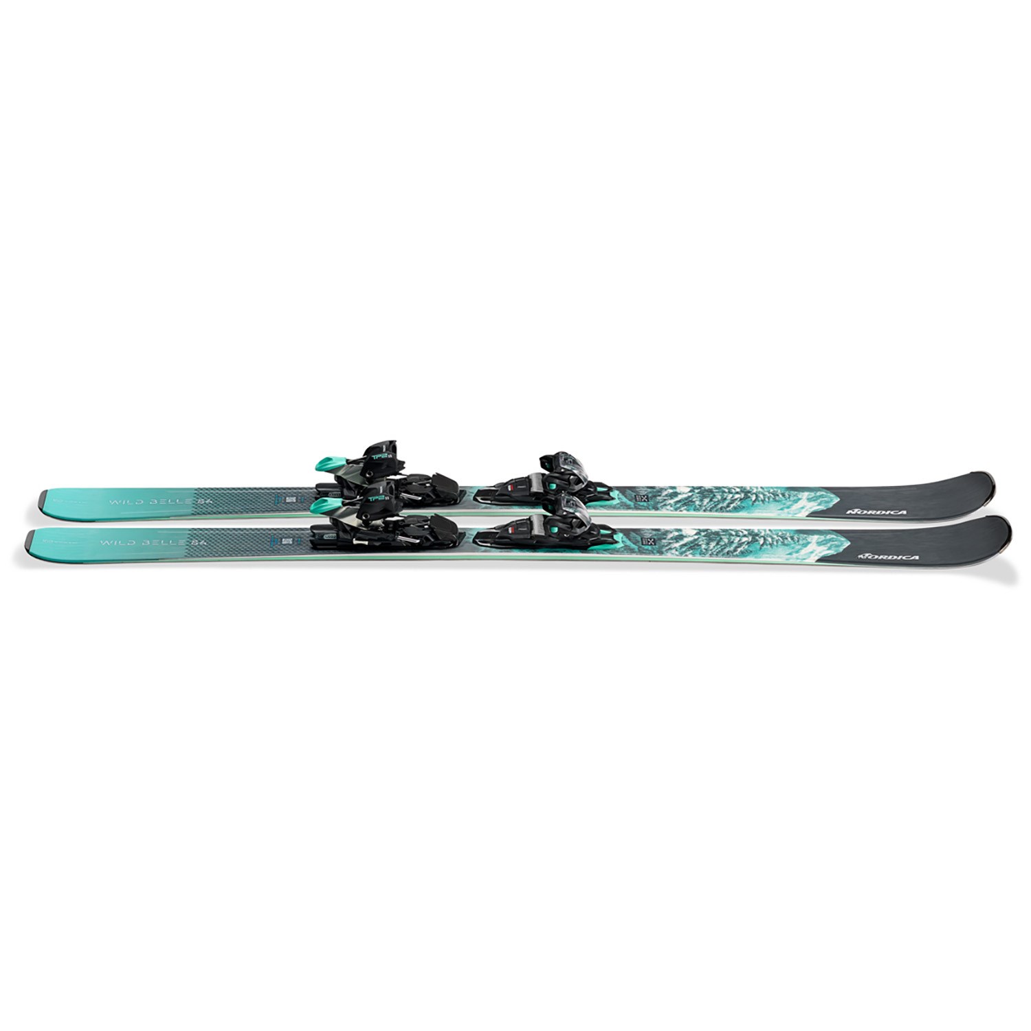 Nordica Wilde Belle DC 84 Skis + TP2 Light 11 FDT Bindings