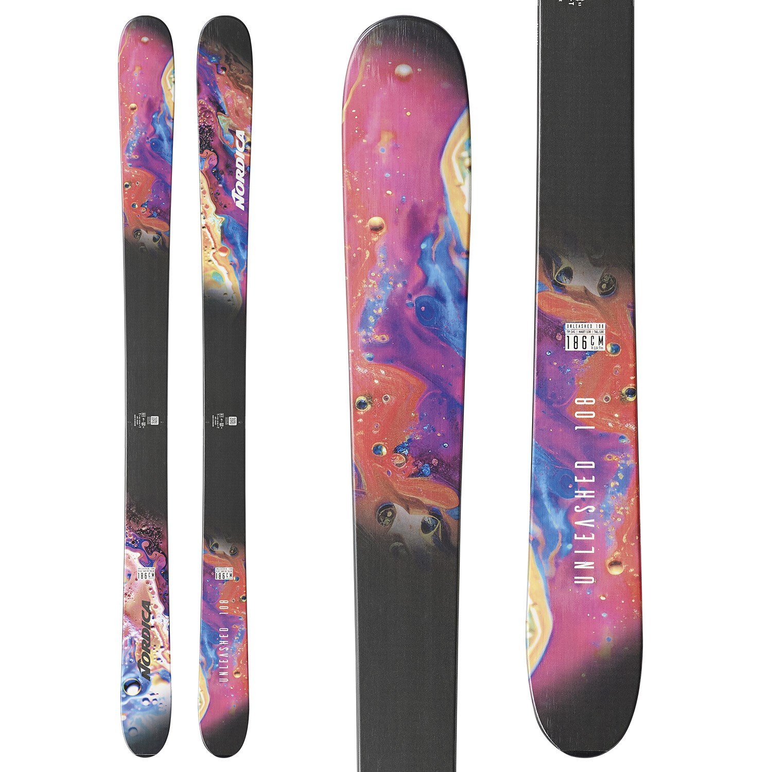 Nordica Unleashed 108 174cm スキー Nordica Unleashed 108 Skis 2024 UNLEASHED 108 23-24 Nordica – UtahSkis