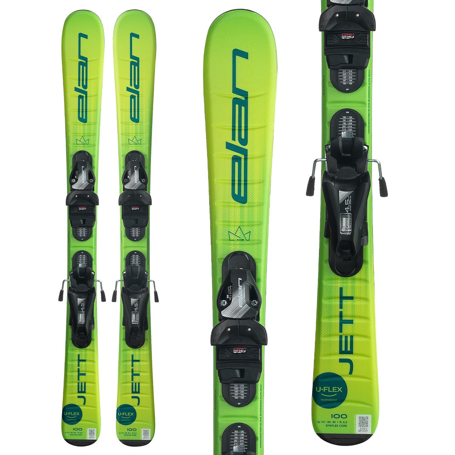スキー JKG elan-jett-skis-el-7-5-gw-