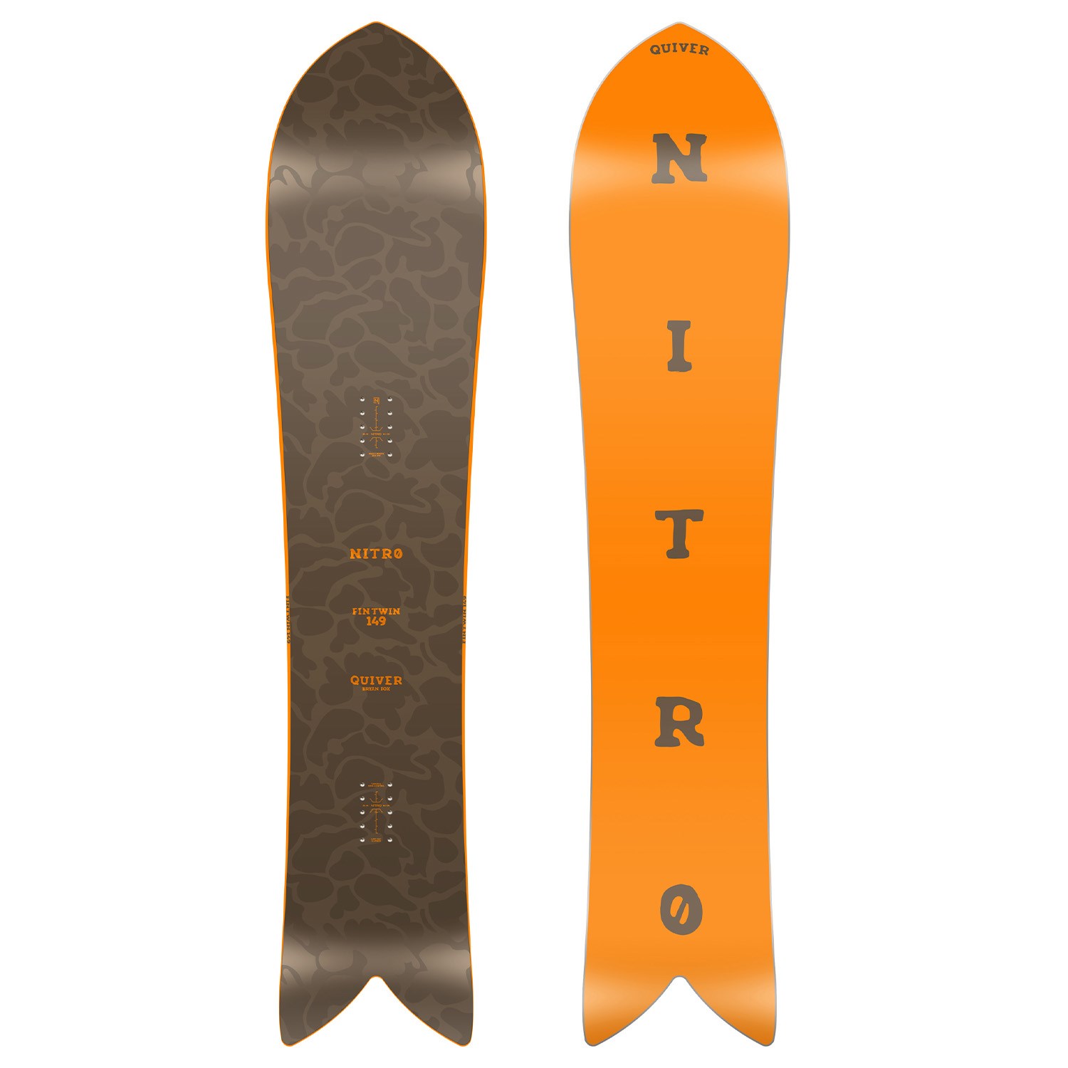 20-21NITRO QUIVER FINTWIN スノーボード　パウダーボード 20-21NITRO QUIVER FINTWIN スノーボード パウダーボード