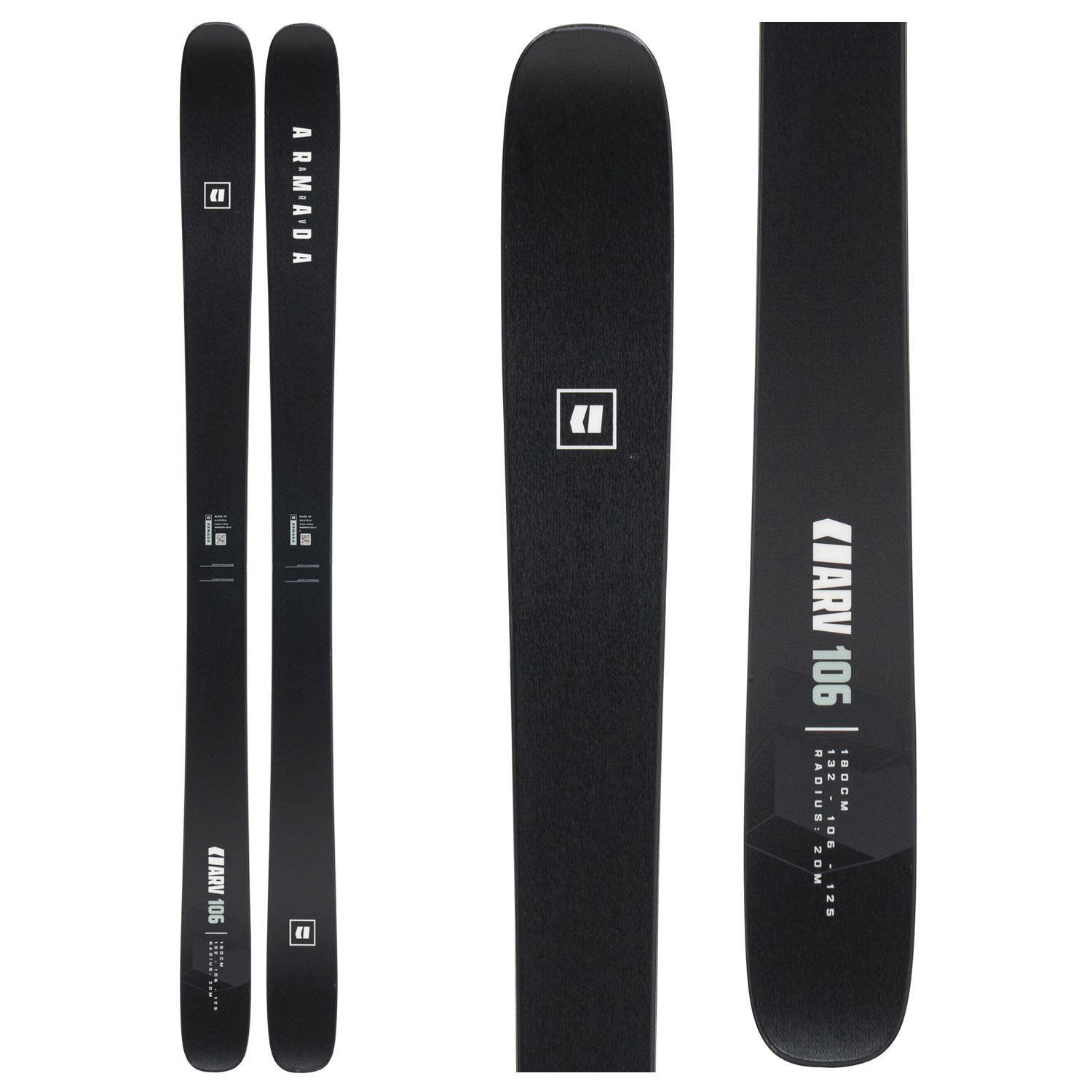 Armada ARV 106 Black Edition Skis 2026 | evo Canada
