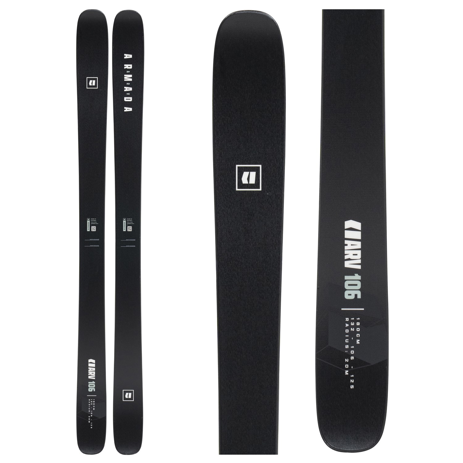 Armada ARV 106 Black Edition Skis 2026 | evo
