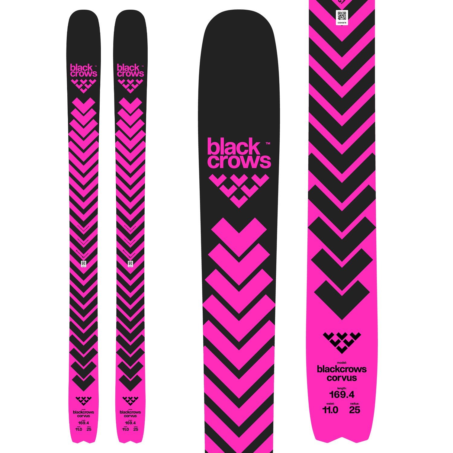 blackcrows スキー板 2025 Corvus 単品 (板のみ) コーバス