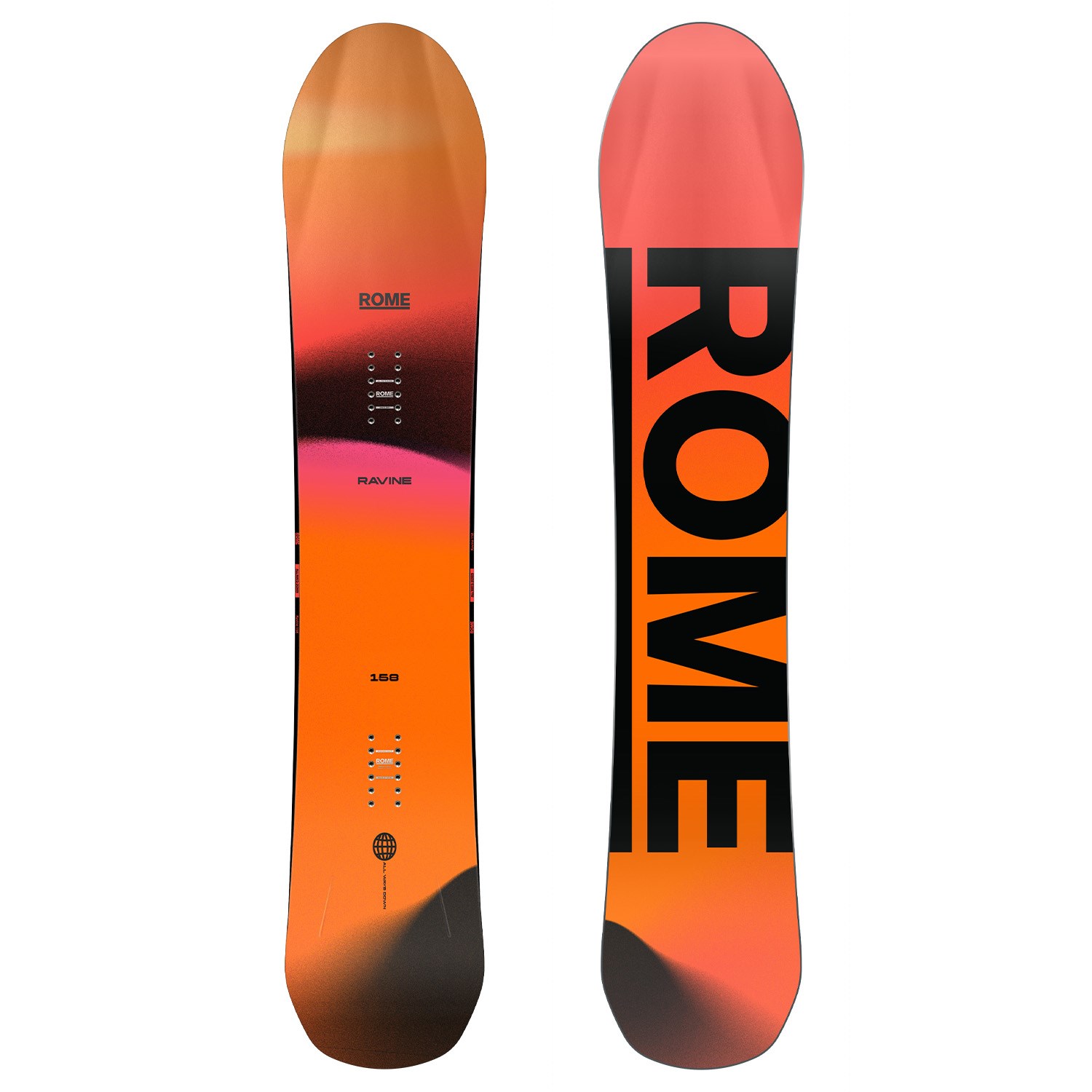 ROME SDS ローム RAVINE PRO ラヴィーン プロ 161 Rome Ravine Snowboard 2026 | evo