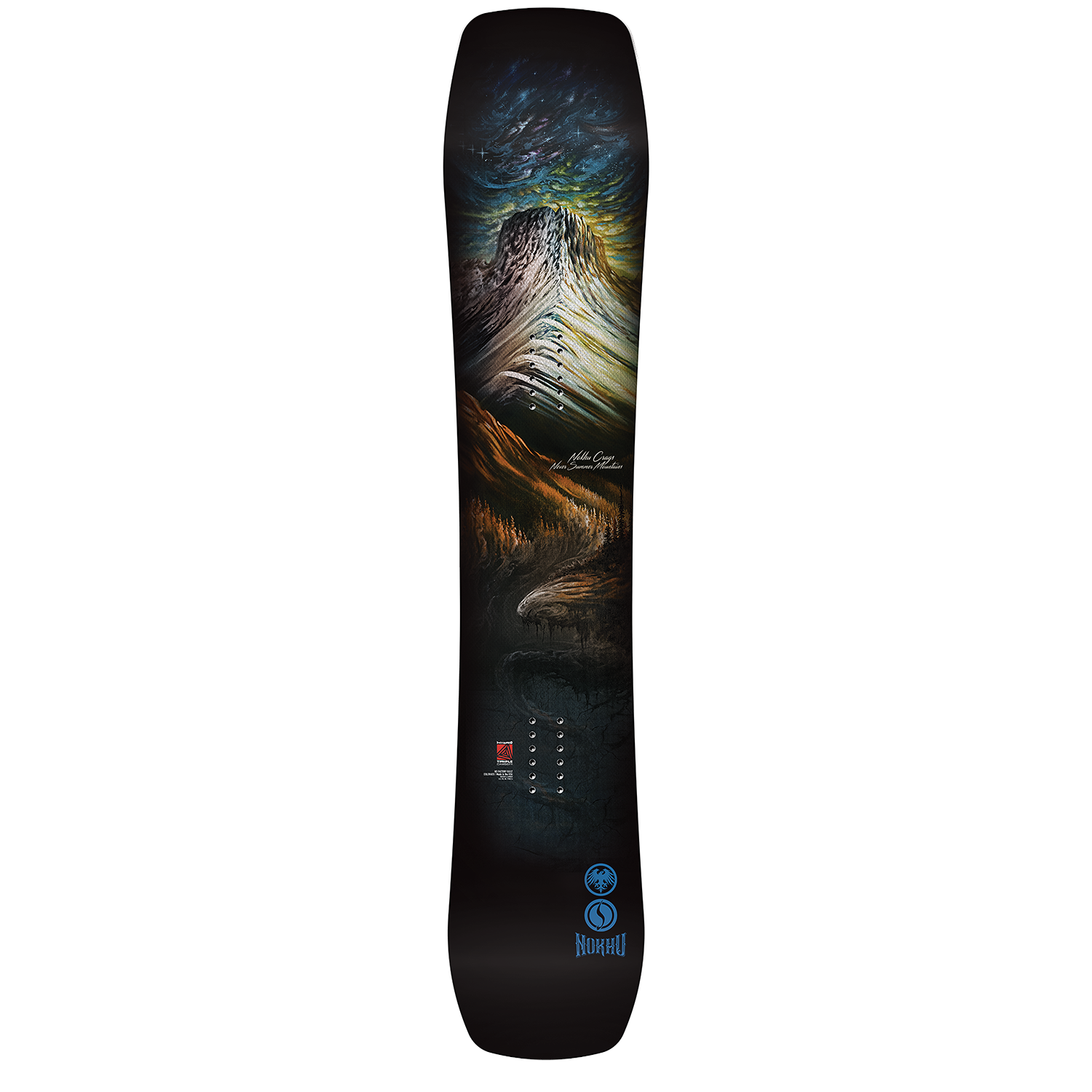 NEVER SUMMER スノーボード ノーク 155 Men's 2025 Fusion Triple Camber Nokhu Snowboard | Never
