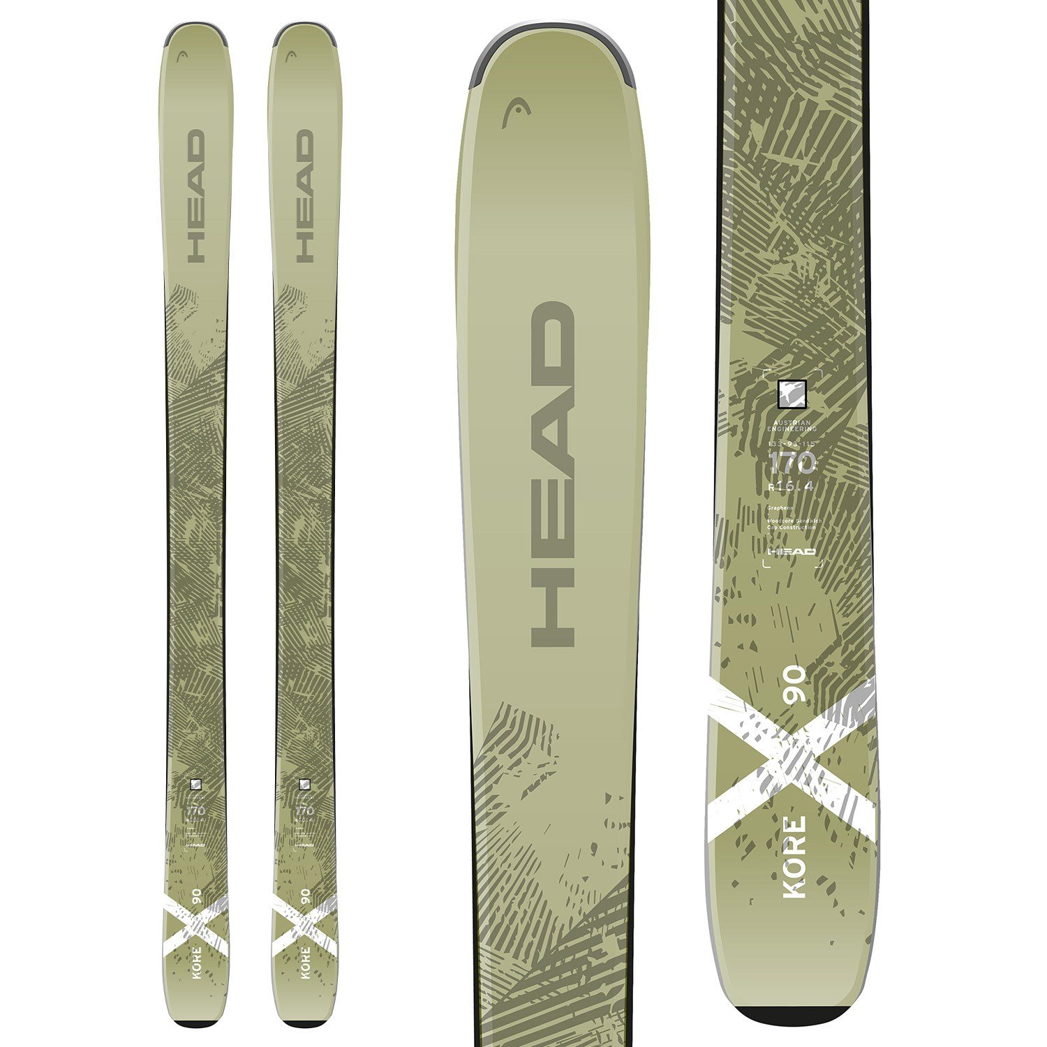 Head Kore X 90 Skis 2026 | evo