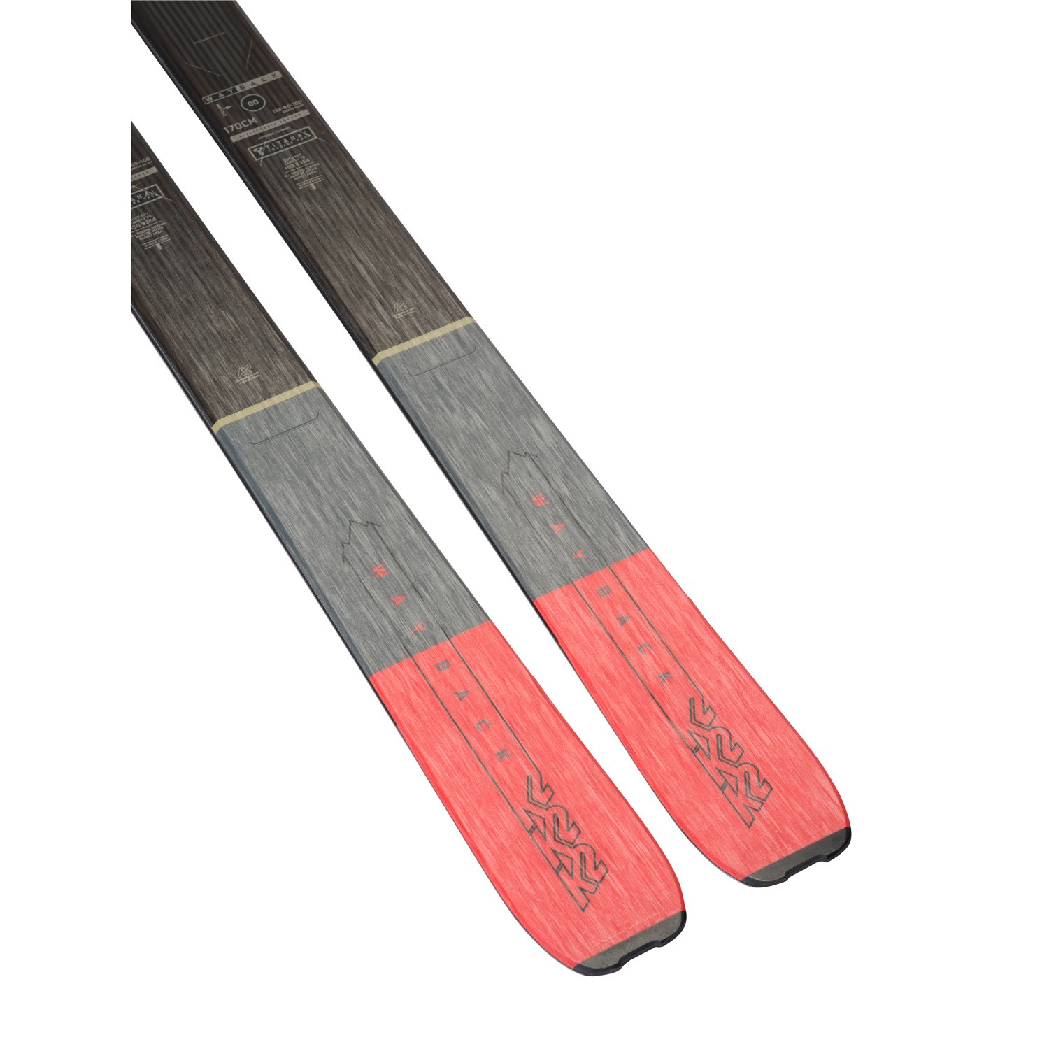 K2 WAYBACK 80 163cm　シール、クランポン付き K2 WAYBACK 80 163cm シール、クランポン付き K2 WAYBACK 80 163cm