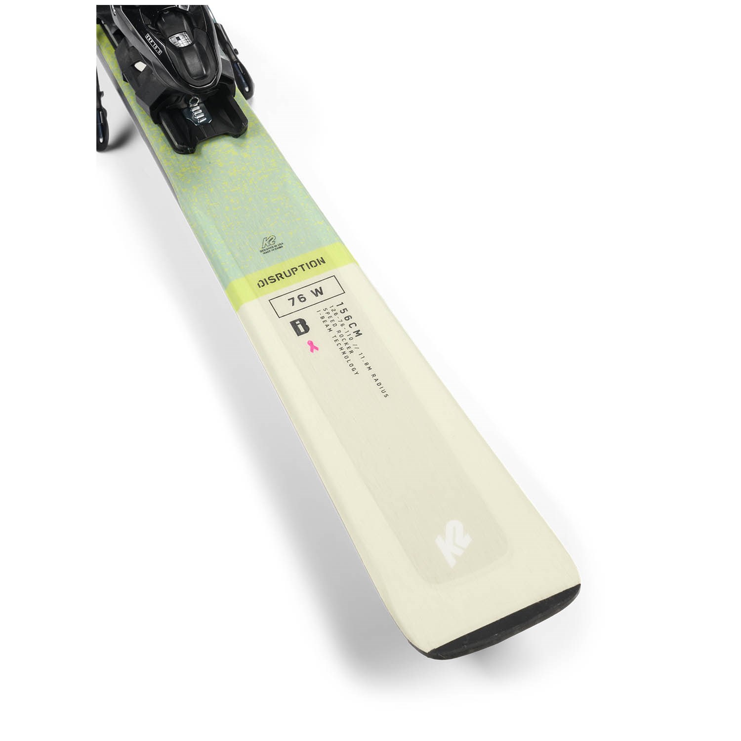 K2 Disruption 76 W Skis + ERP 10 Quikclik Bindings 2023 | evo