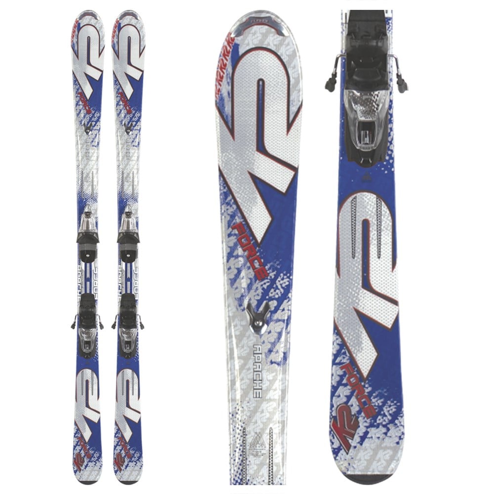 K2 Apache Force Skis + Marker M2 10.0 Bindings 2010 | evo