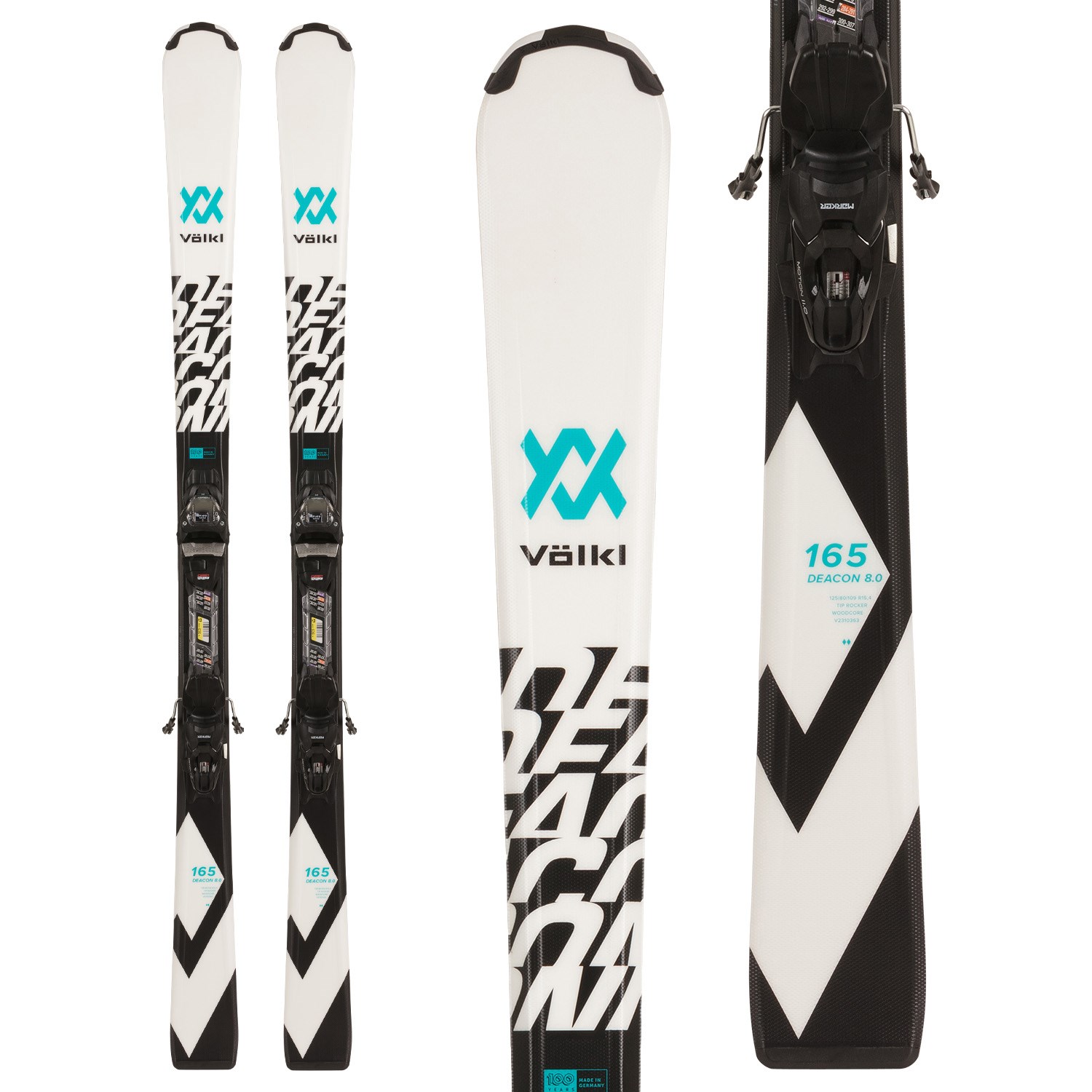 Völkl Deacon 80 Skis + Lowride XL 13 Bindings 2024 - Used | evo
