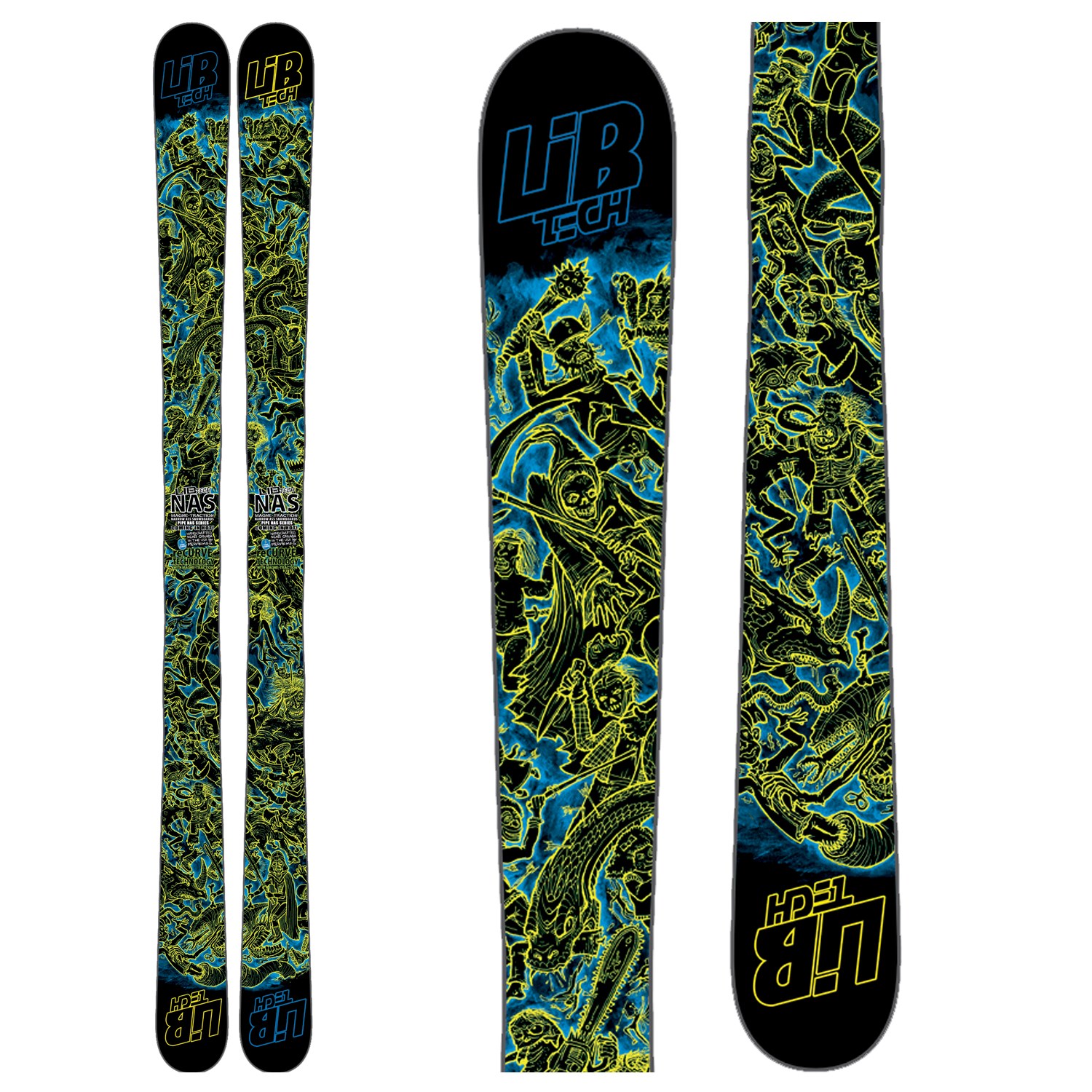 Lib Tech NAS Jib Recurve Skis 2010 | evo