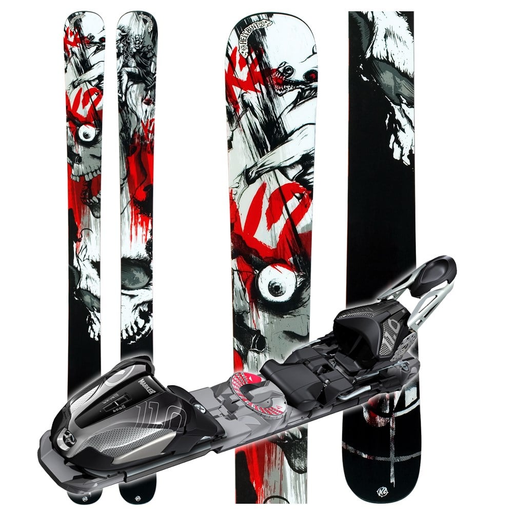 K2 Hellbent Skis + Bindings - Used 2009 - Used | evo Canada