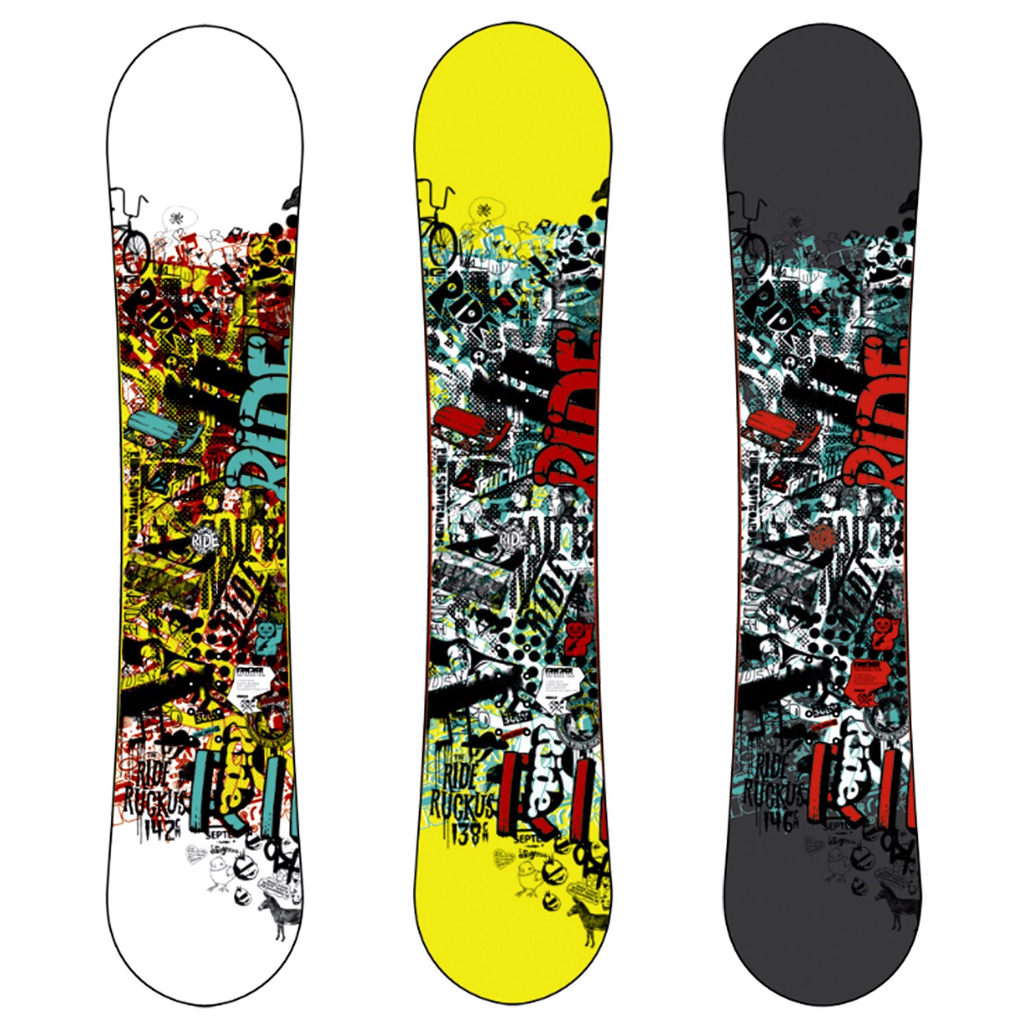 Ride Ruckus Snowboard - Youth 2010 | evo