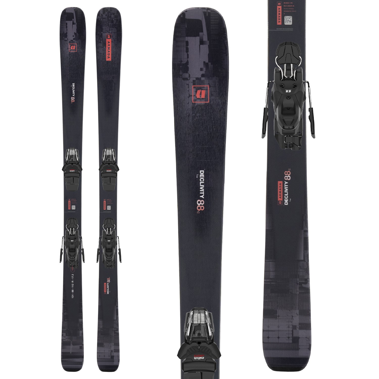 スキー ARMADA DECLIVITY 176cm Armada Declivity 88 C R Skis + EM10 Bindings 2026 | evo