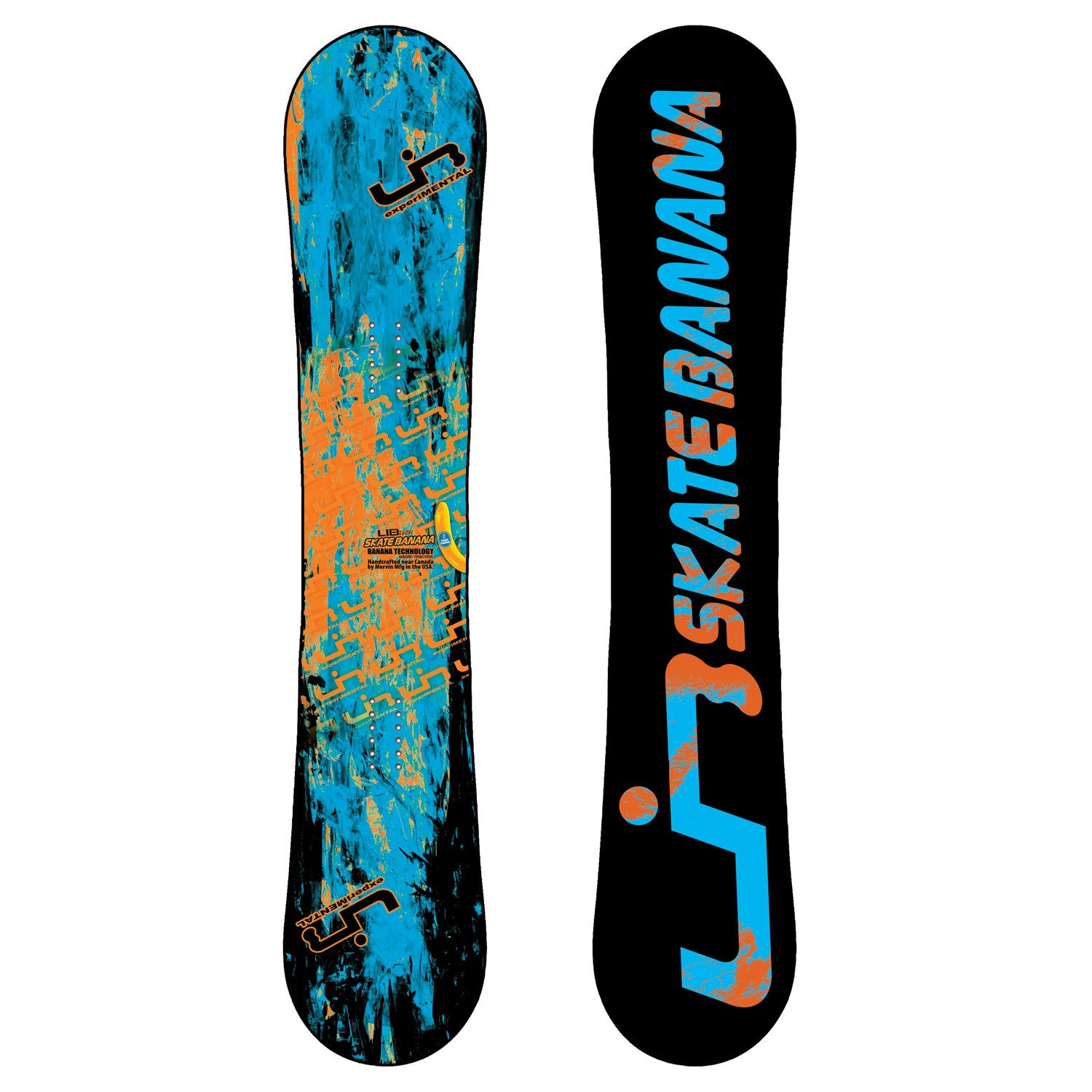 Lib Tech Skate Banana BTX Banana Rocker (Blue/Orange) Snowboard