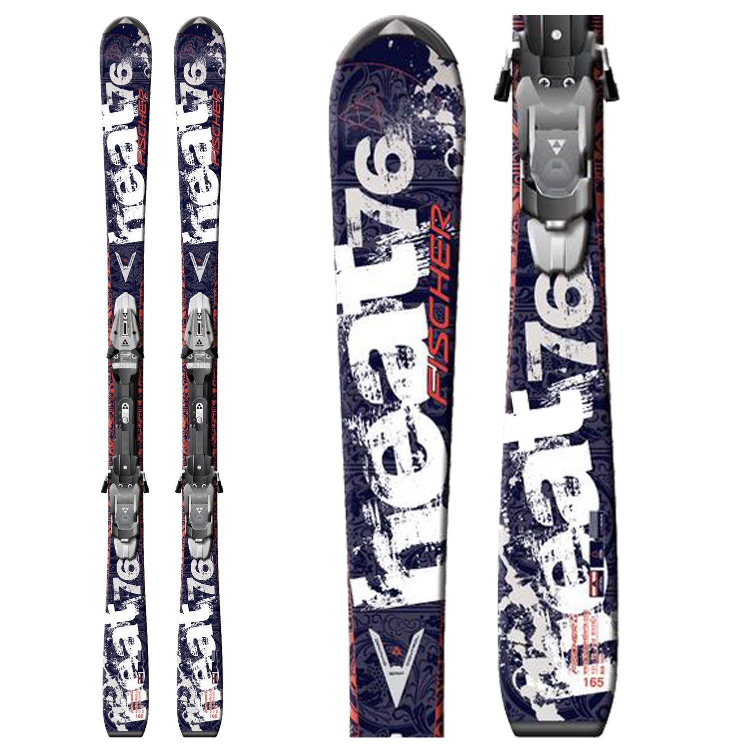 Fischer Heat 76 RF SP Skis + FSX12 Railflex2 Bindings 2010 | evo