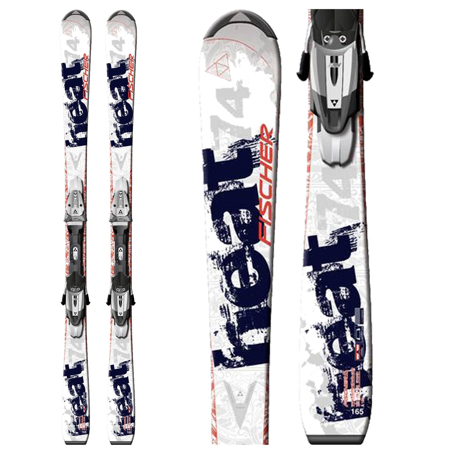Fischer Heat 74 RF SP Skis + FS11 Railflex2 Bindings 2010 | evo