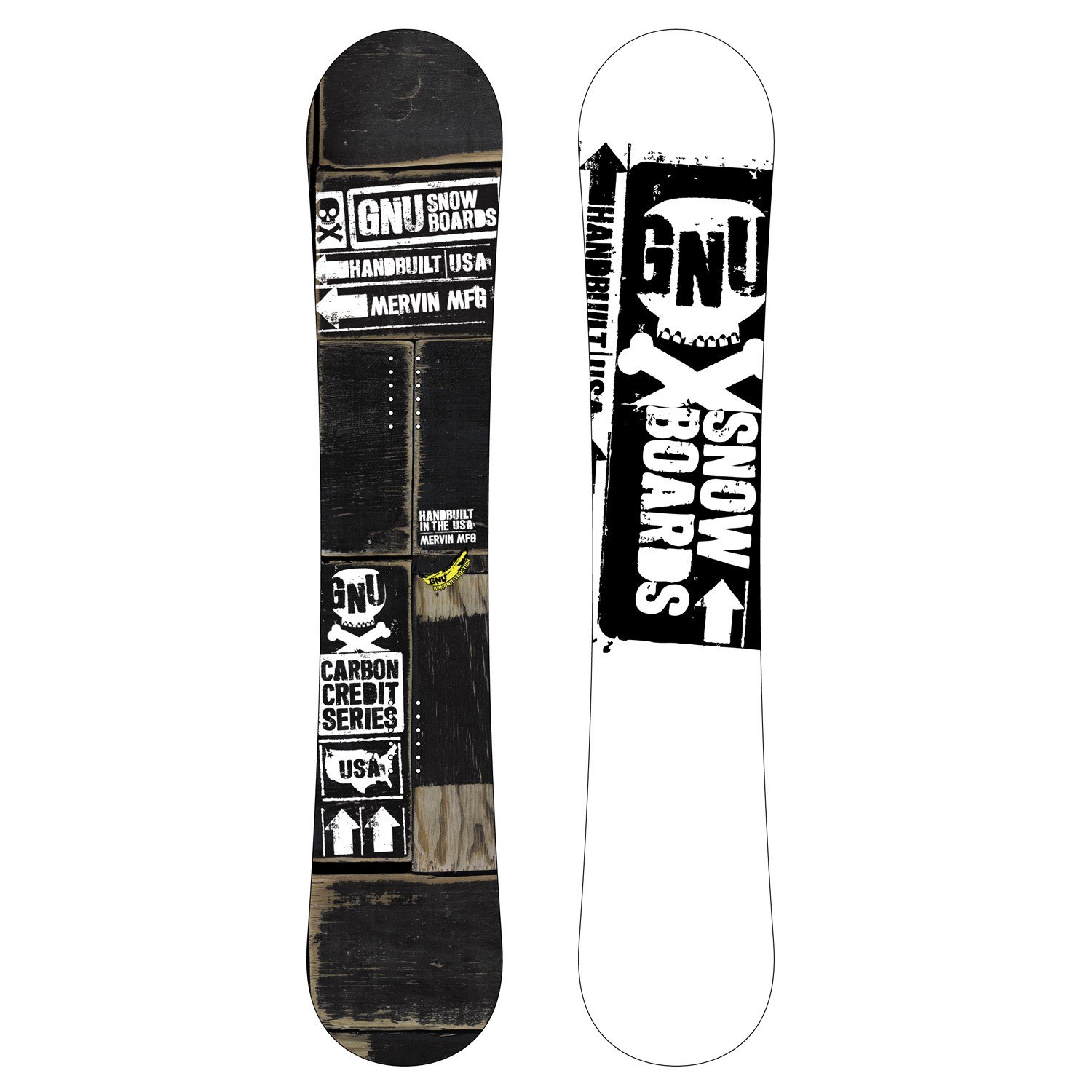 mervin gnu snowboard