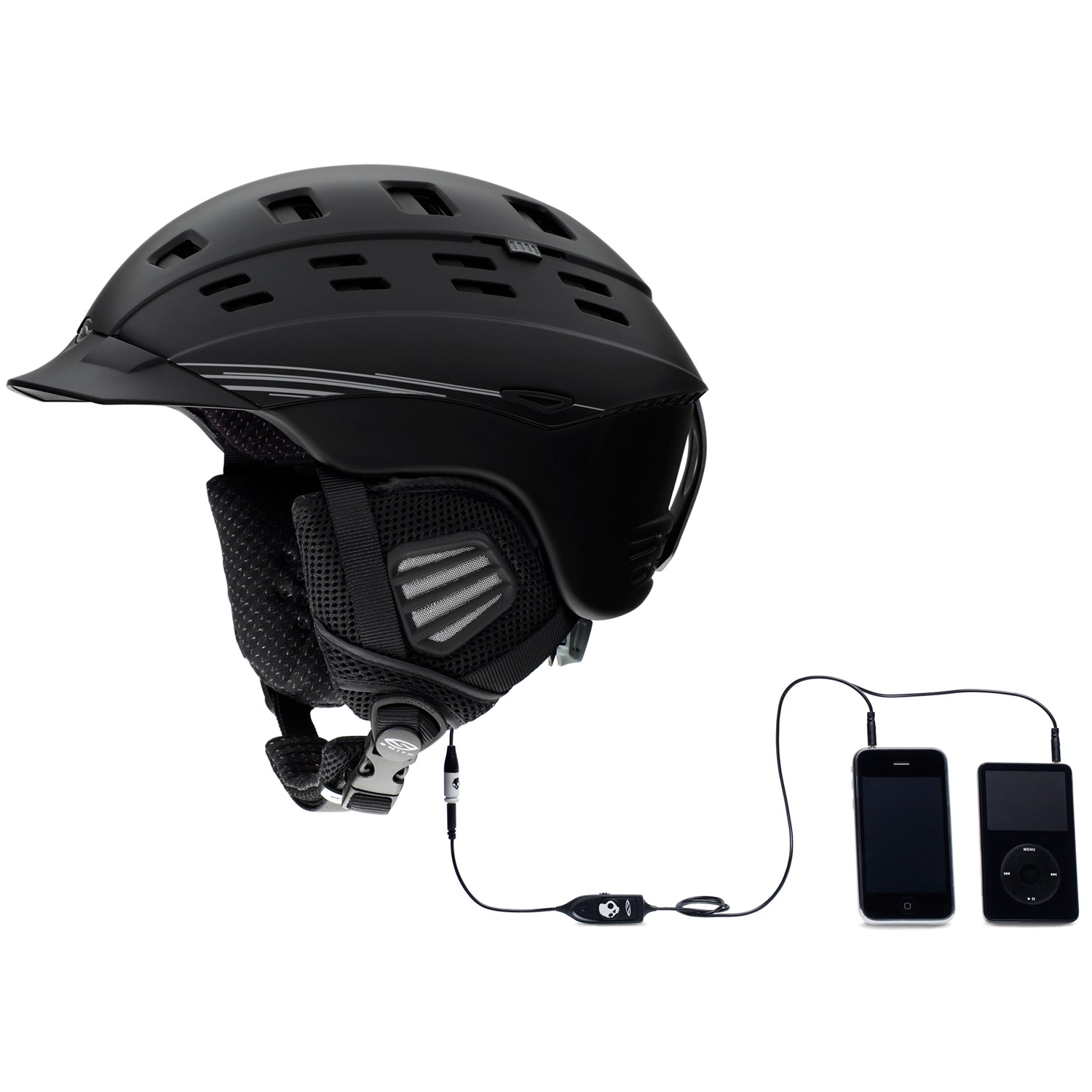 skullcandy smith helmet audio Smith Variant Brim Skullcandy Twin-Tip Link Audio Helmet