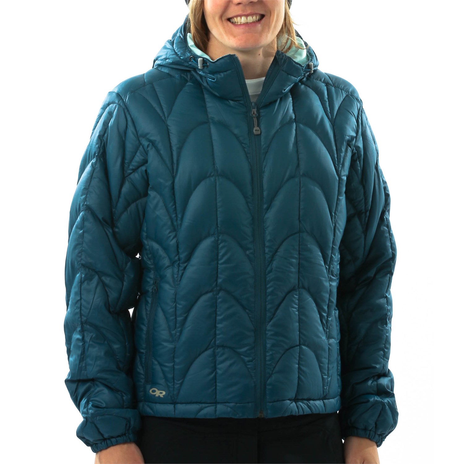 outdoor research aria down jacket