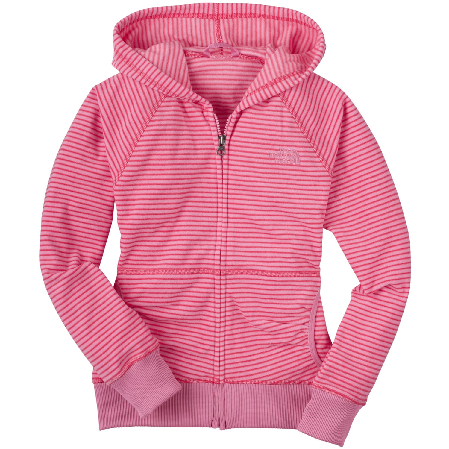 north face striped hoodie