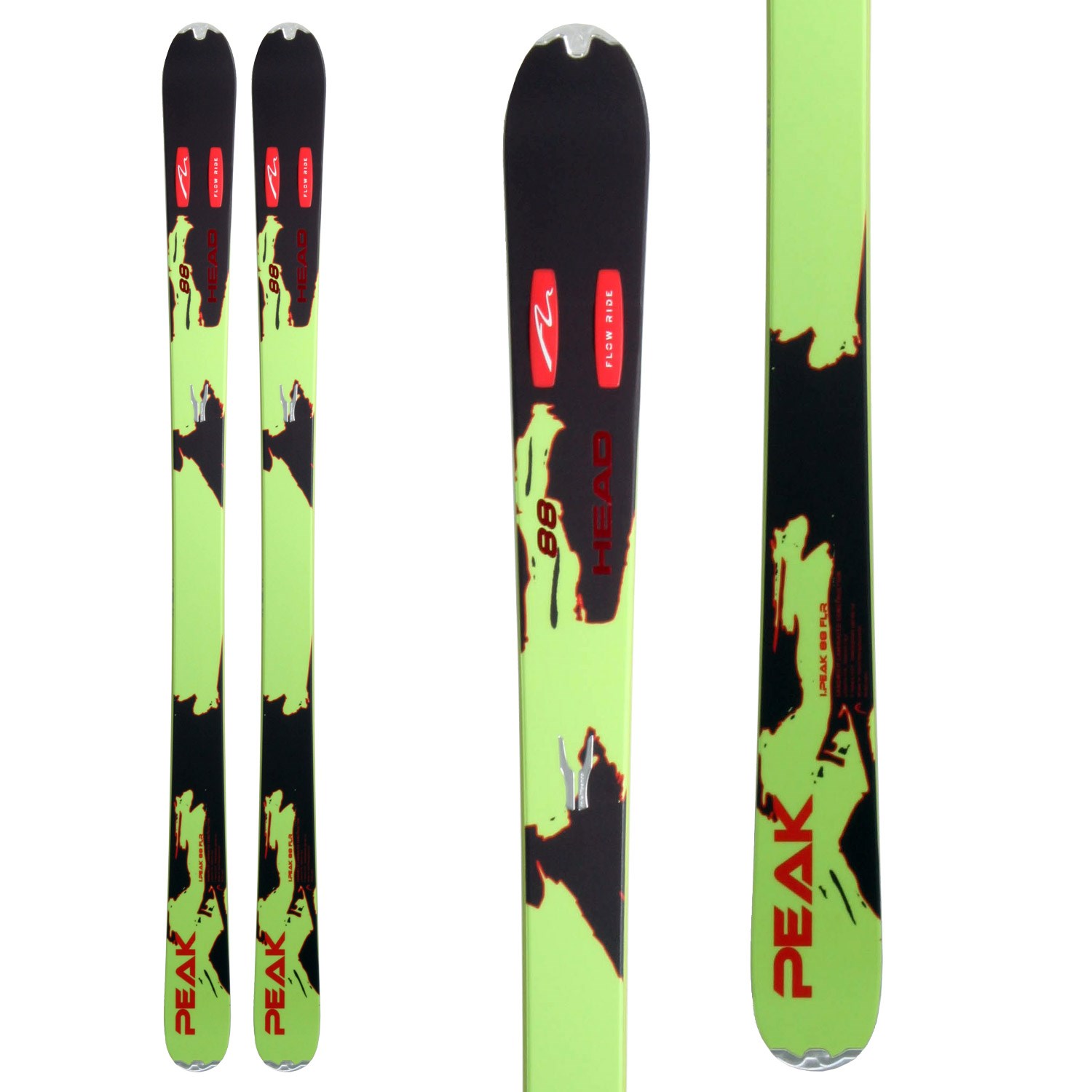 スキー HEAD POWER SHAPE 158cm R11.8 Head i.Peak 88 Skis + Power 12 D Bindings 2011 | evo