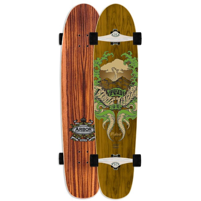 Arbor Hybrid Koa Longboard Complete | evo