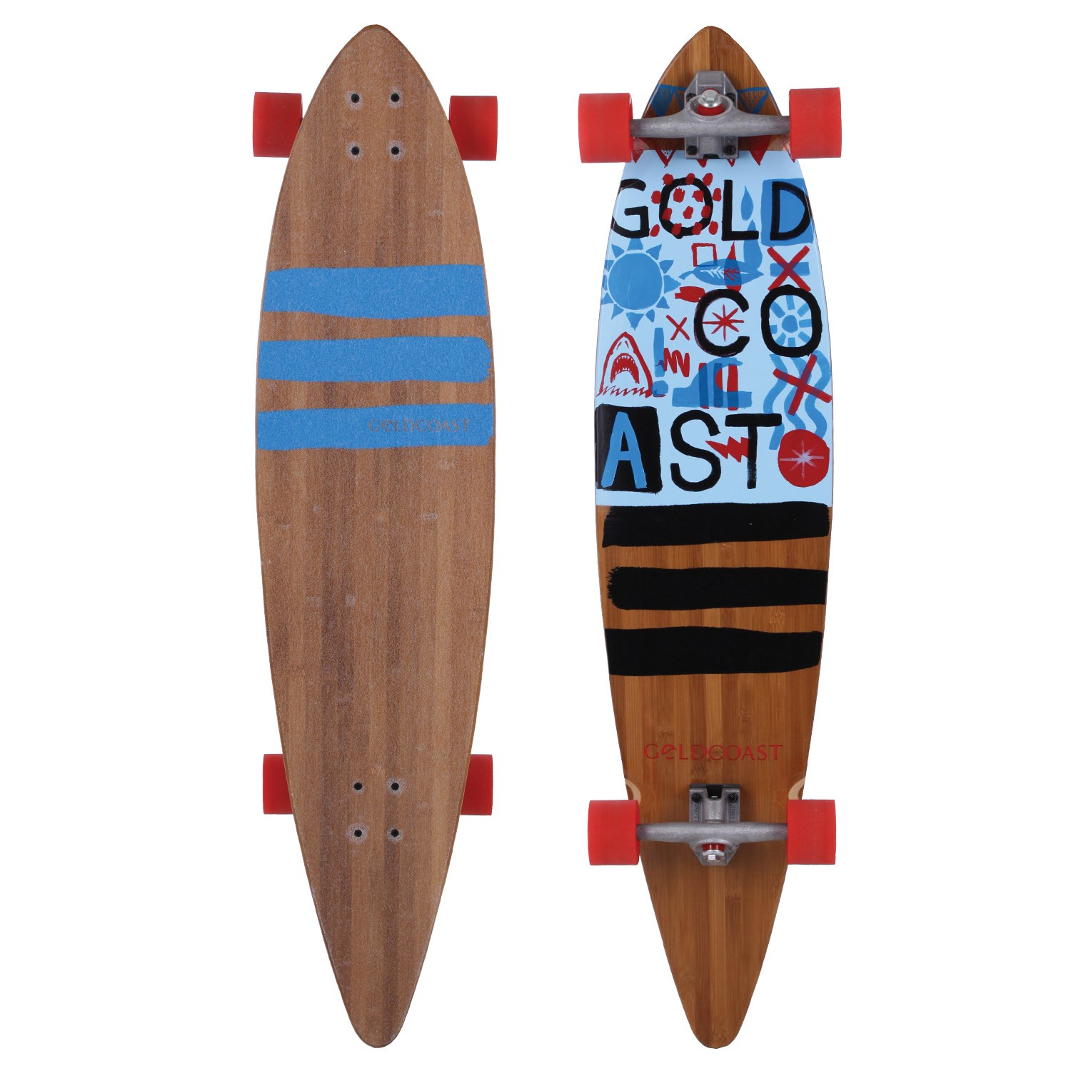 ロングボード Gold Coast Shaka Tack - Floater Longboard Complete | evo