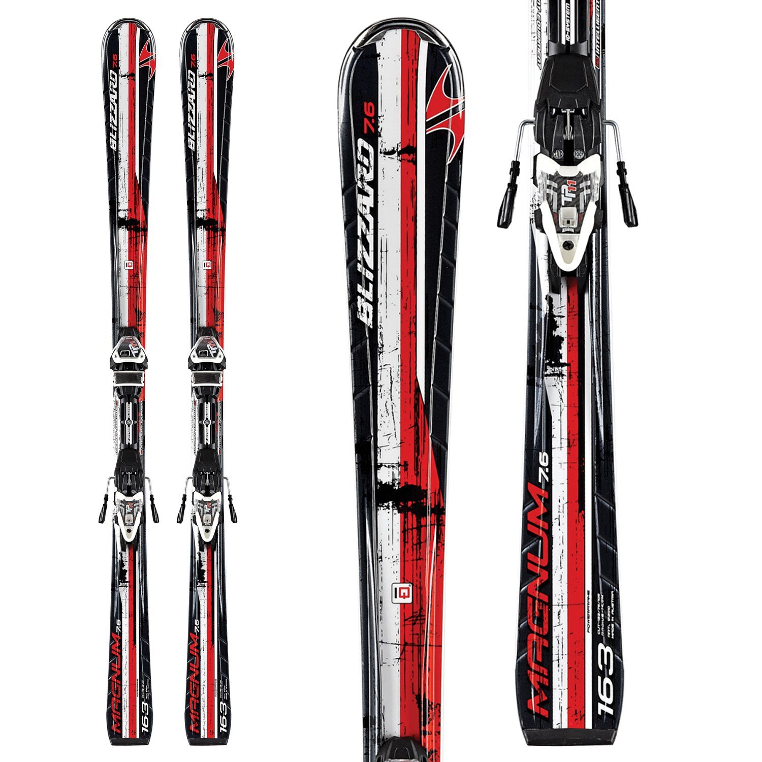 Blizzard Magnum 7.6 IQ Skis + IQ TP 11 Bindings 2012 | evo
