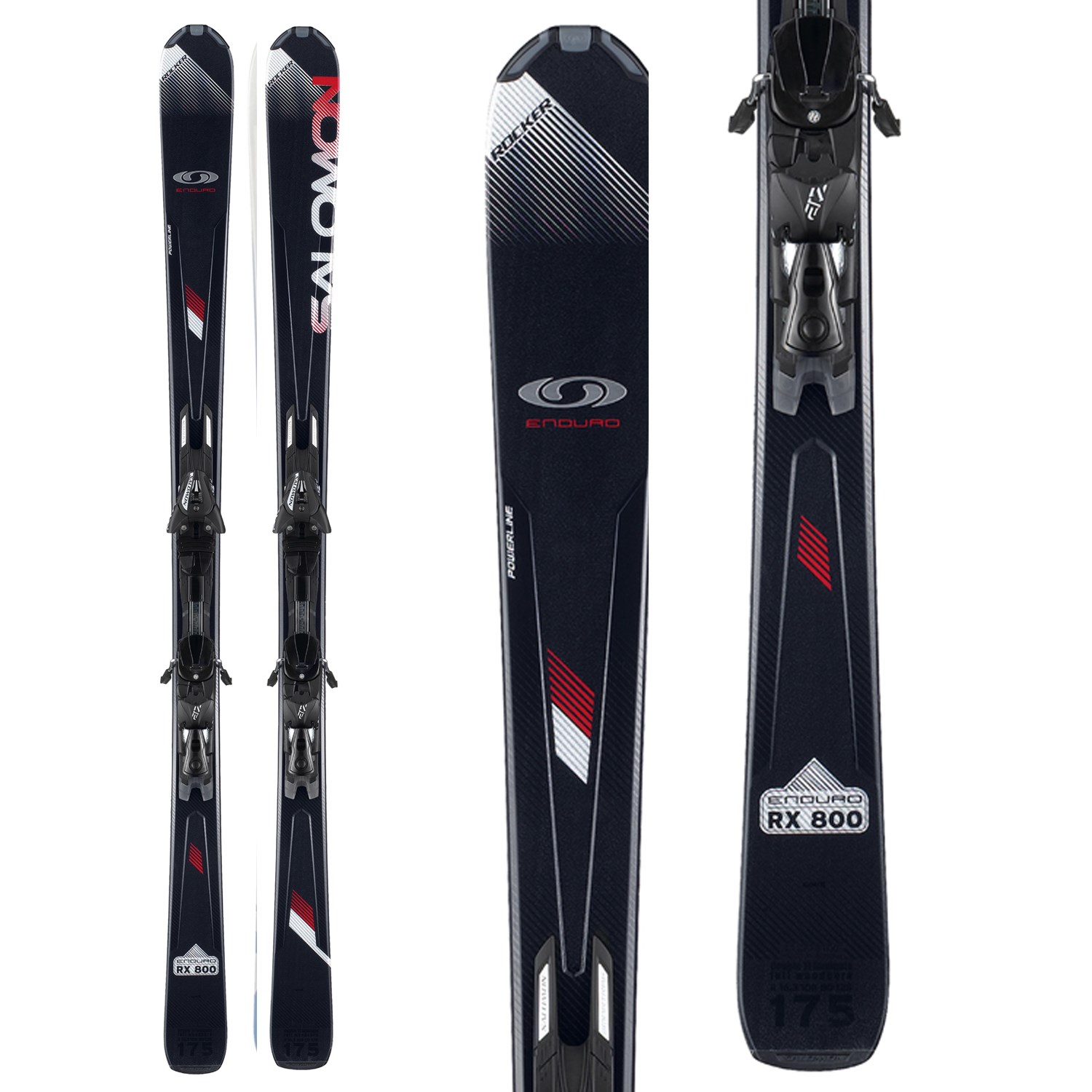 Salomon RX 800 Skis + Z12 Bindings 2012 evo Canada