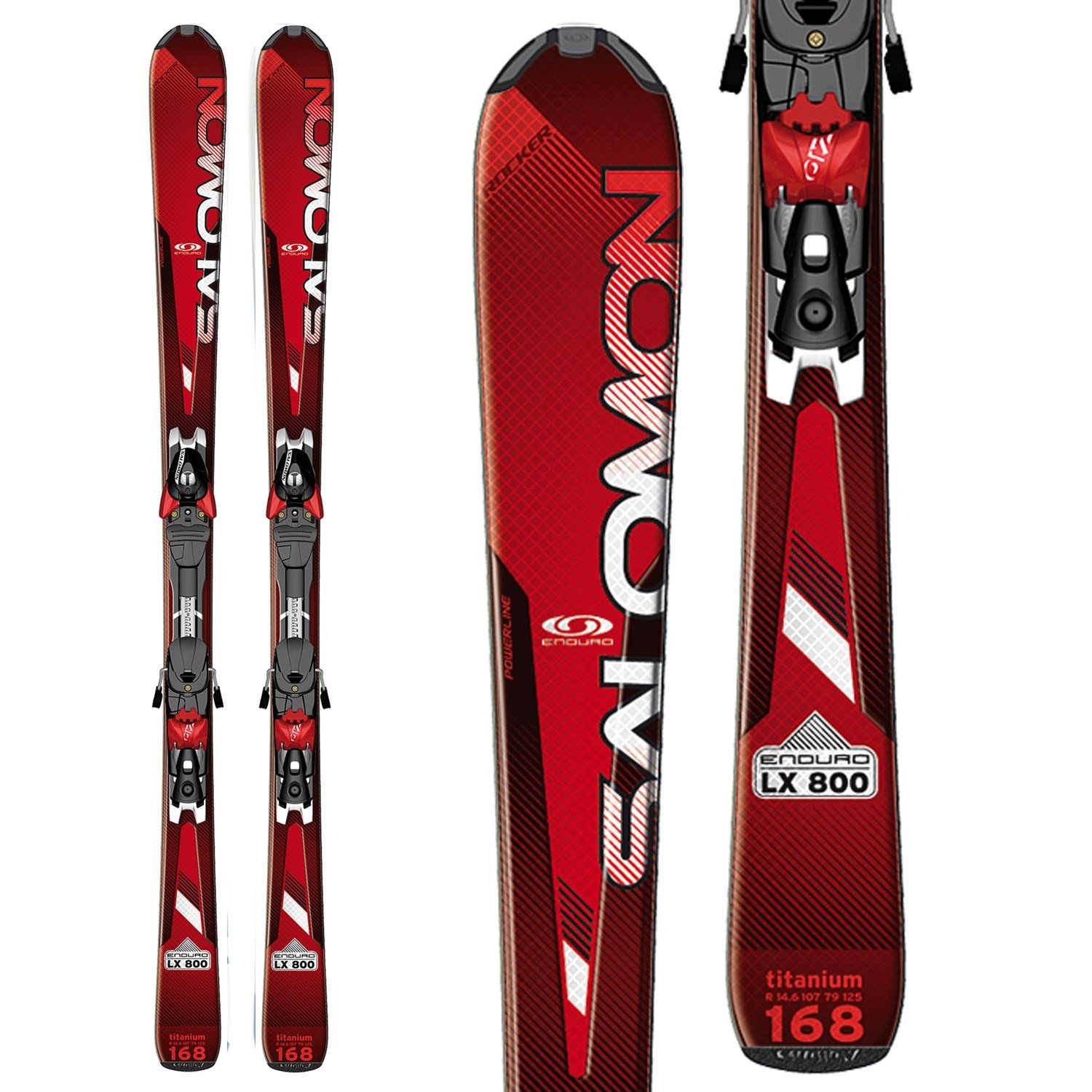 Rendition pølse nedsænket Salomon Enduro LX 800 Skis + Z10 Bindings 2012 | evo