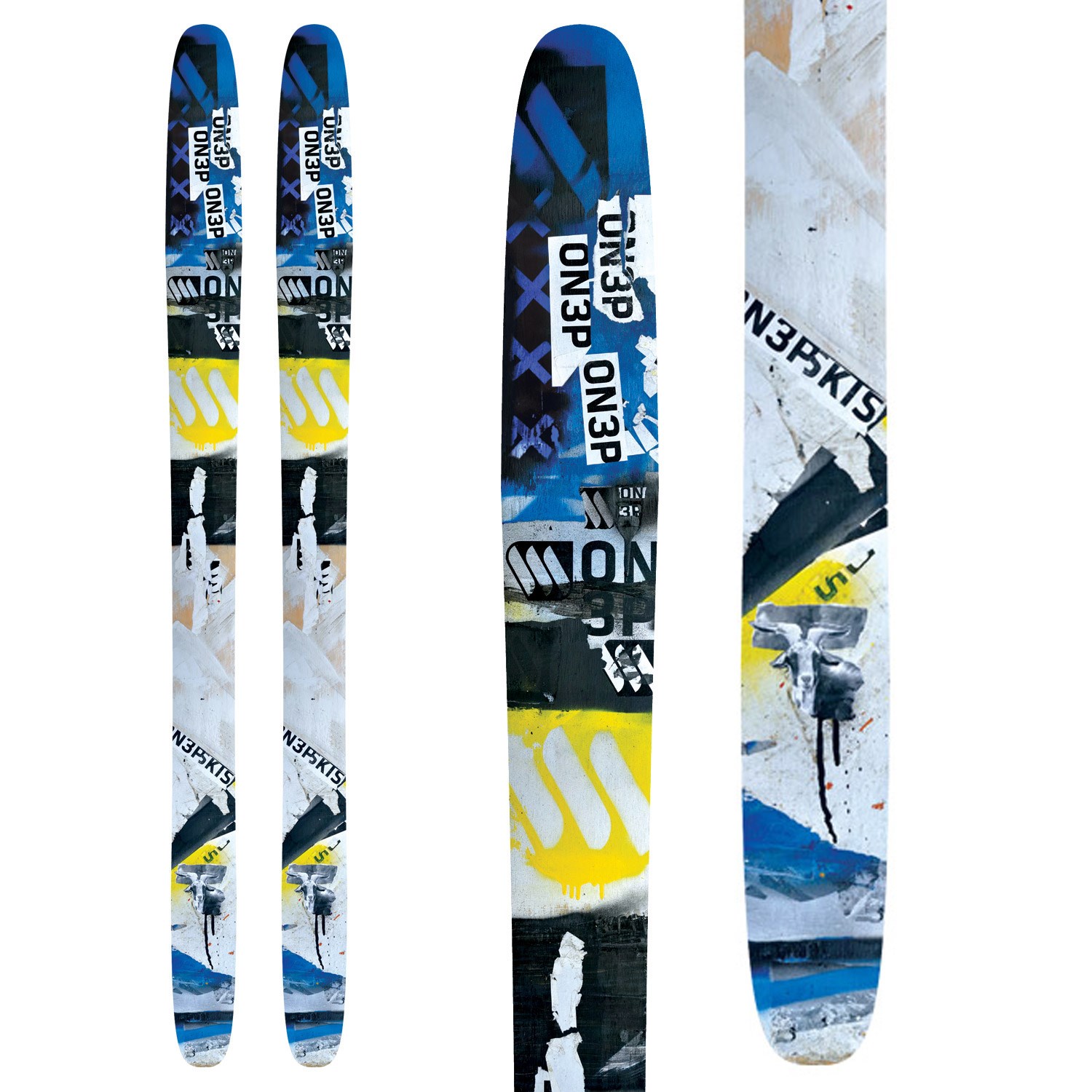 極美品定価総額約16万ON3P Billy Goat Skis パウダースキー - スキー