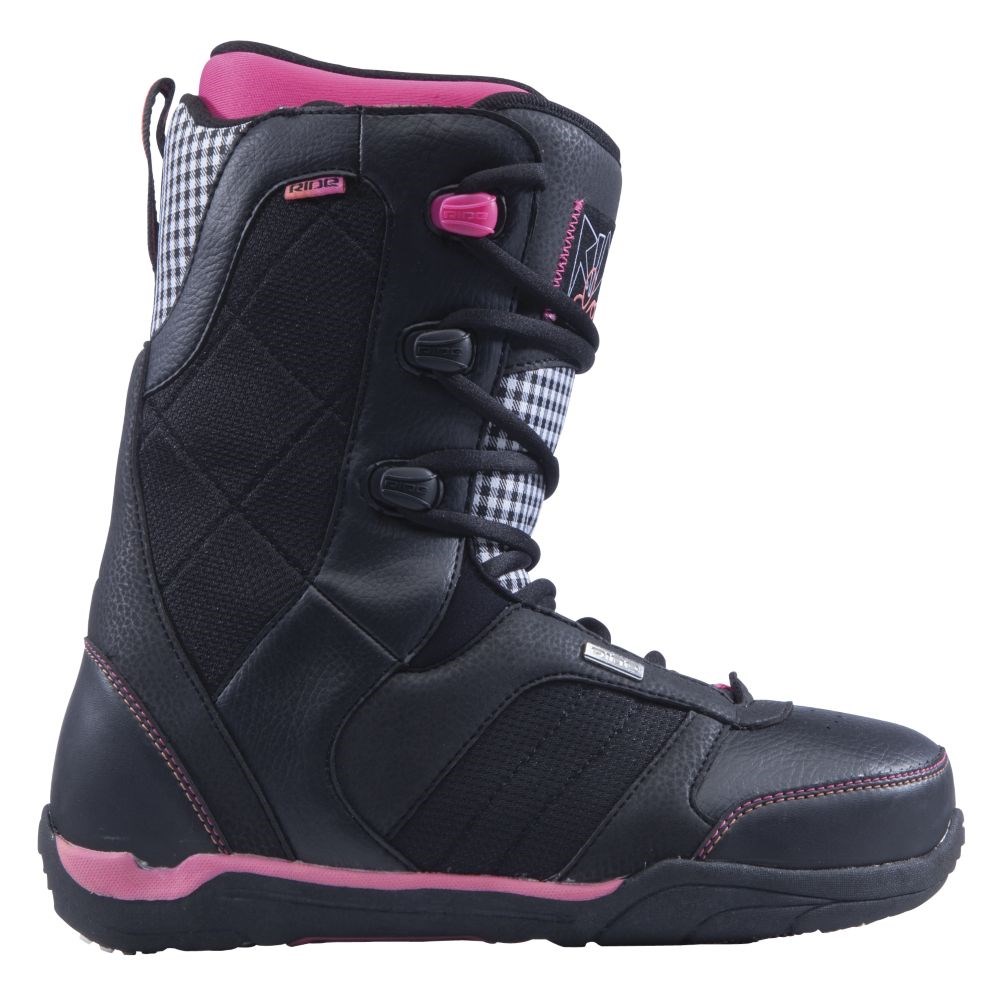 2013 Ride Mode Black Size 7.0 Women's Snowboard Boots 