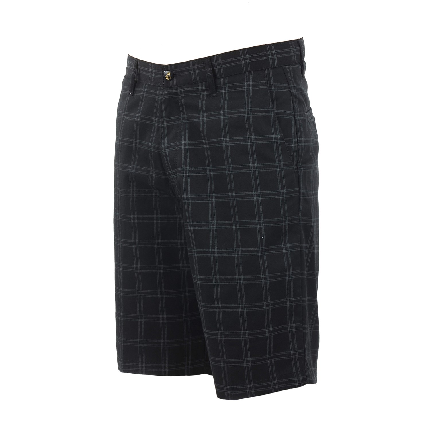 plaid chino shorts