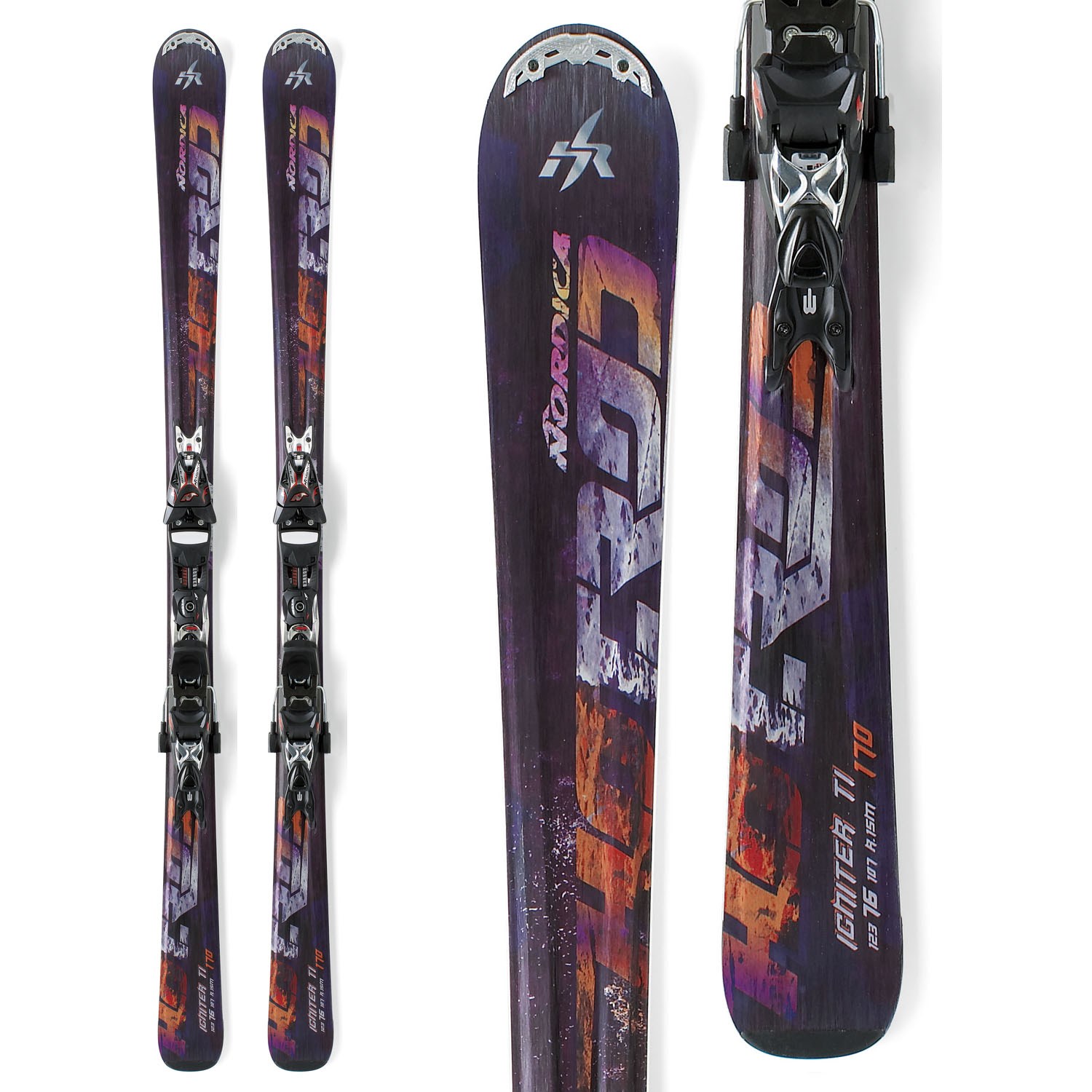 スキー 170 NORDICA NITROUS + MARKER BINDING スキー 170 NORDICA NITROUS + MARKER BINDING Nordica Hotrod