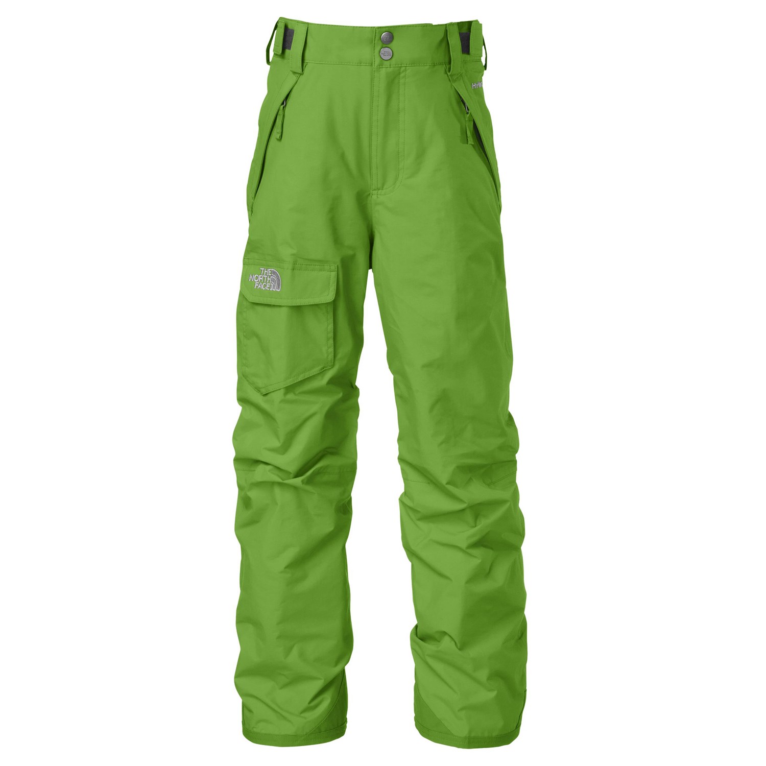 green north face pants
