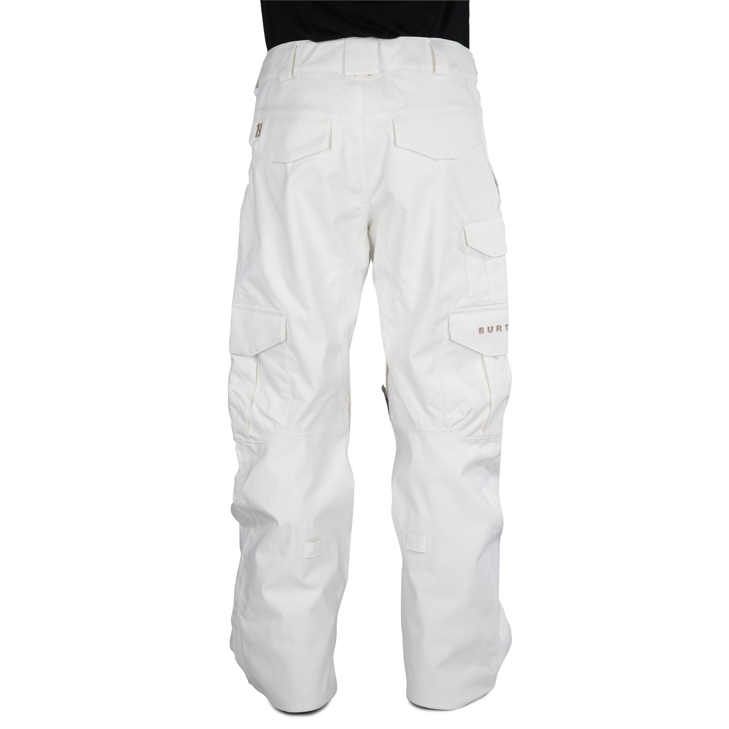 baggy white cargo pants