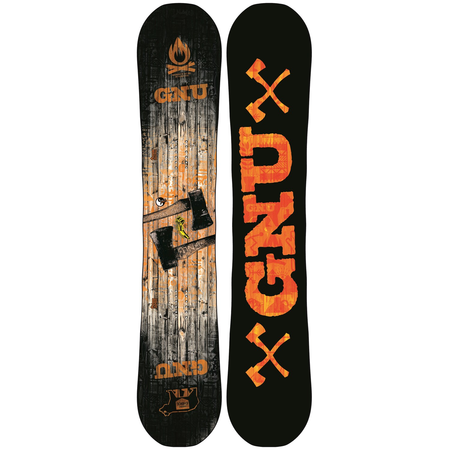 スノーボード GNU RIDERS CHOICE 152 14-15 Gnu Riders Choice Snowboard - 2025 - Snowboard