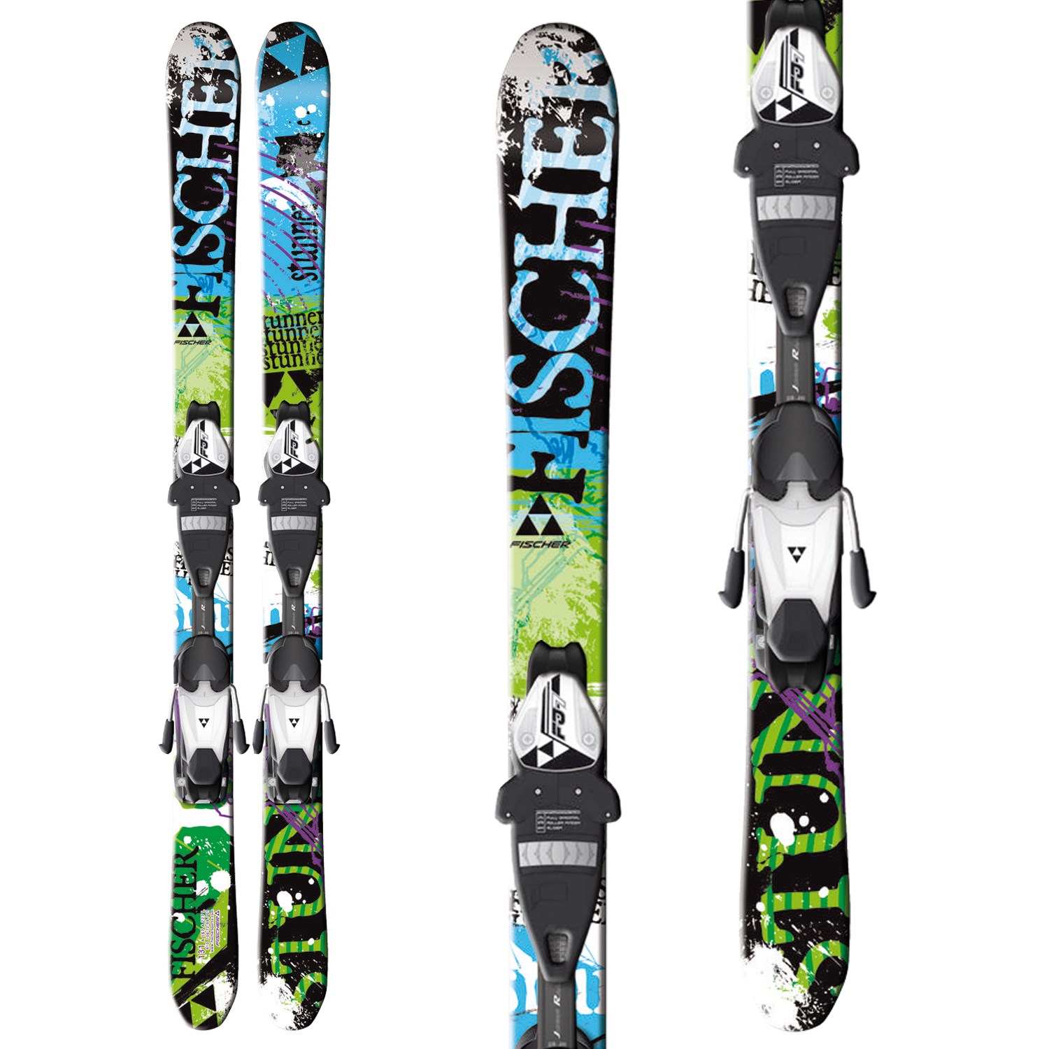 Fischer Stunner Skis + FJ7 AC Jr Rail Bindings - Youth 2013 | evo