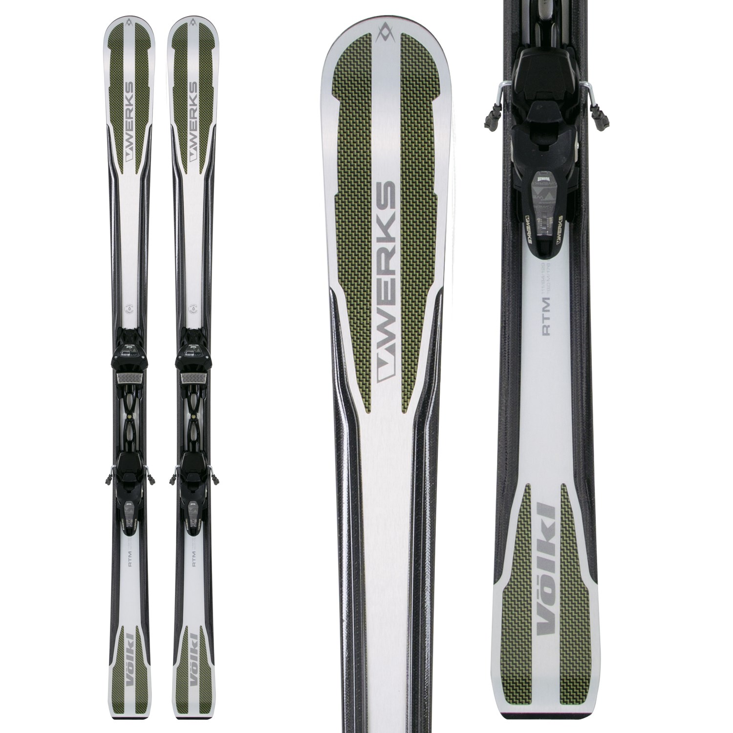 Volkl V-Werks RTM 84 Skis + iPT Wide Ride 12.0 Bindings 2013