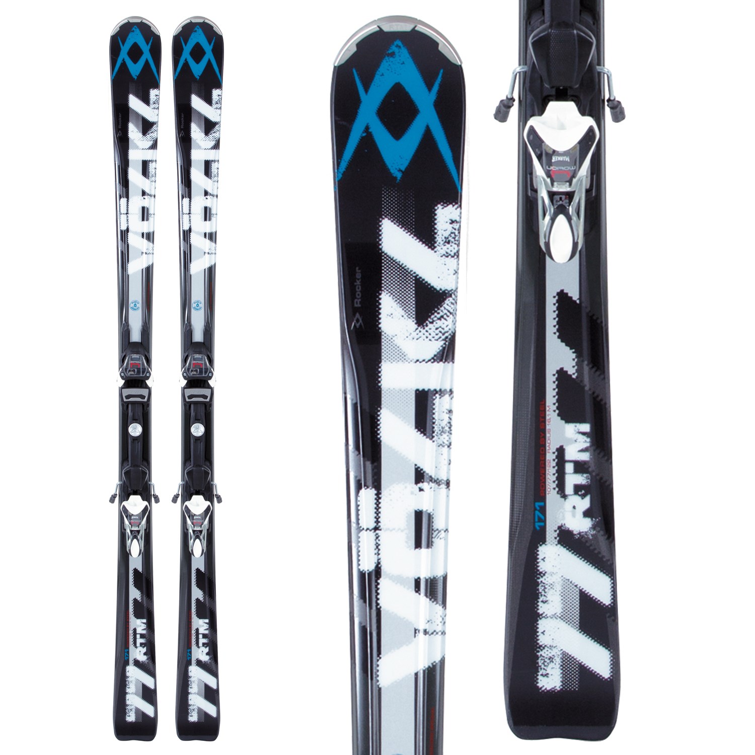 Volkl RTM 77 Skis + 4Motion 11.0 TC Bindings 2013 | evo