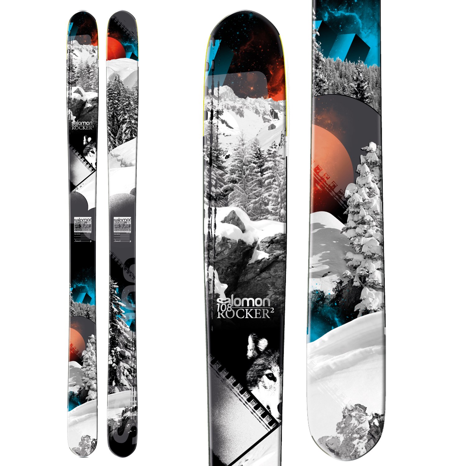 Salomon Rocker2 108 Skis 2013 | evo
