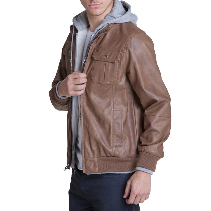 obey rapture leather jacket