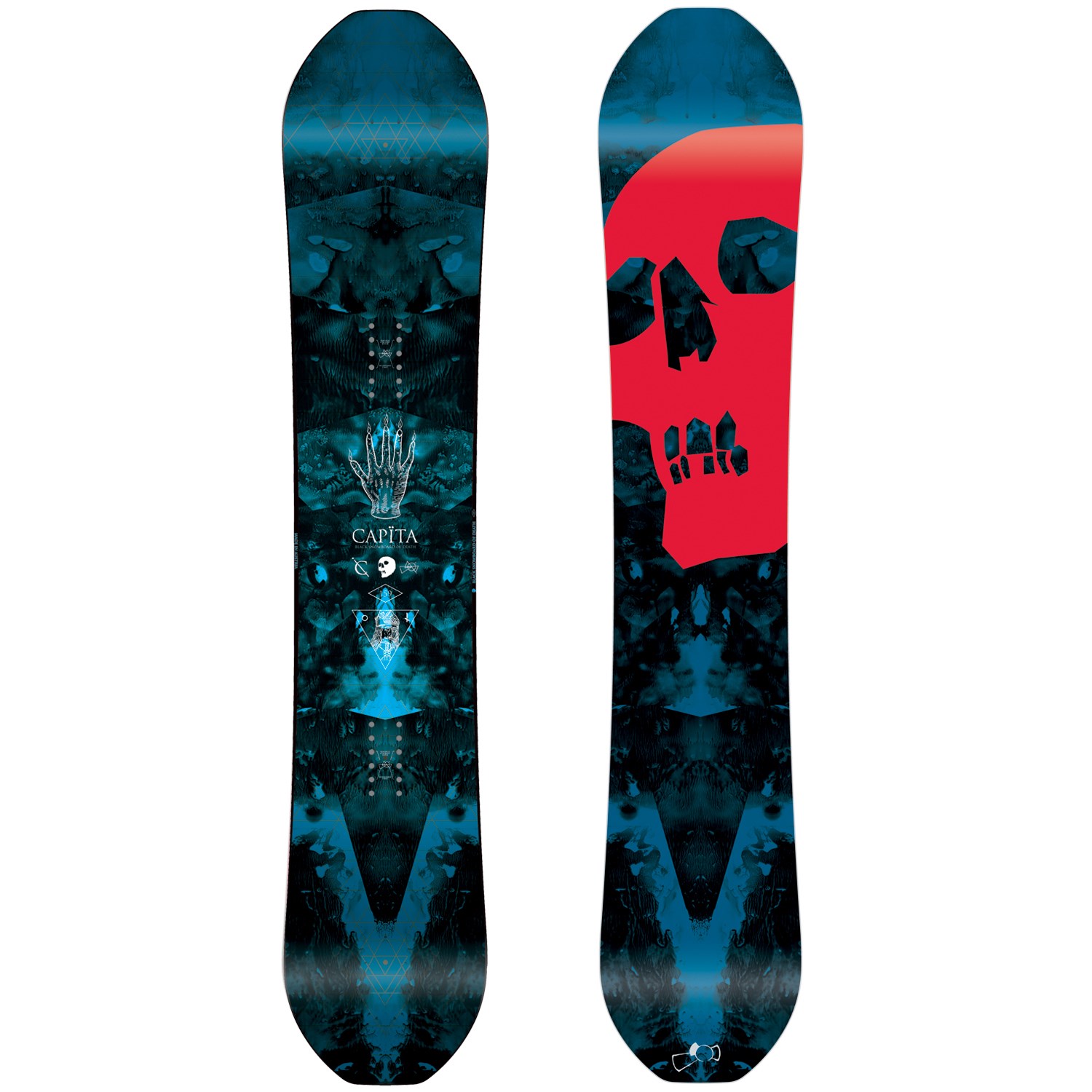 capita black snowboard of death 162