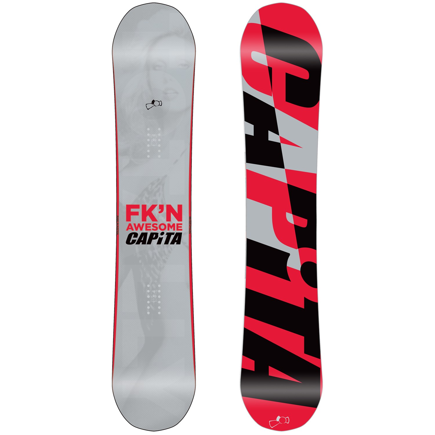 CAPiTA Totally FK'n Awesome Snowboard 2014 | evo