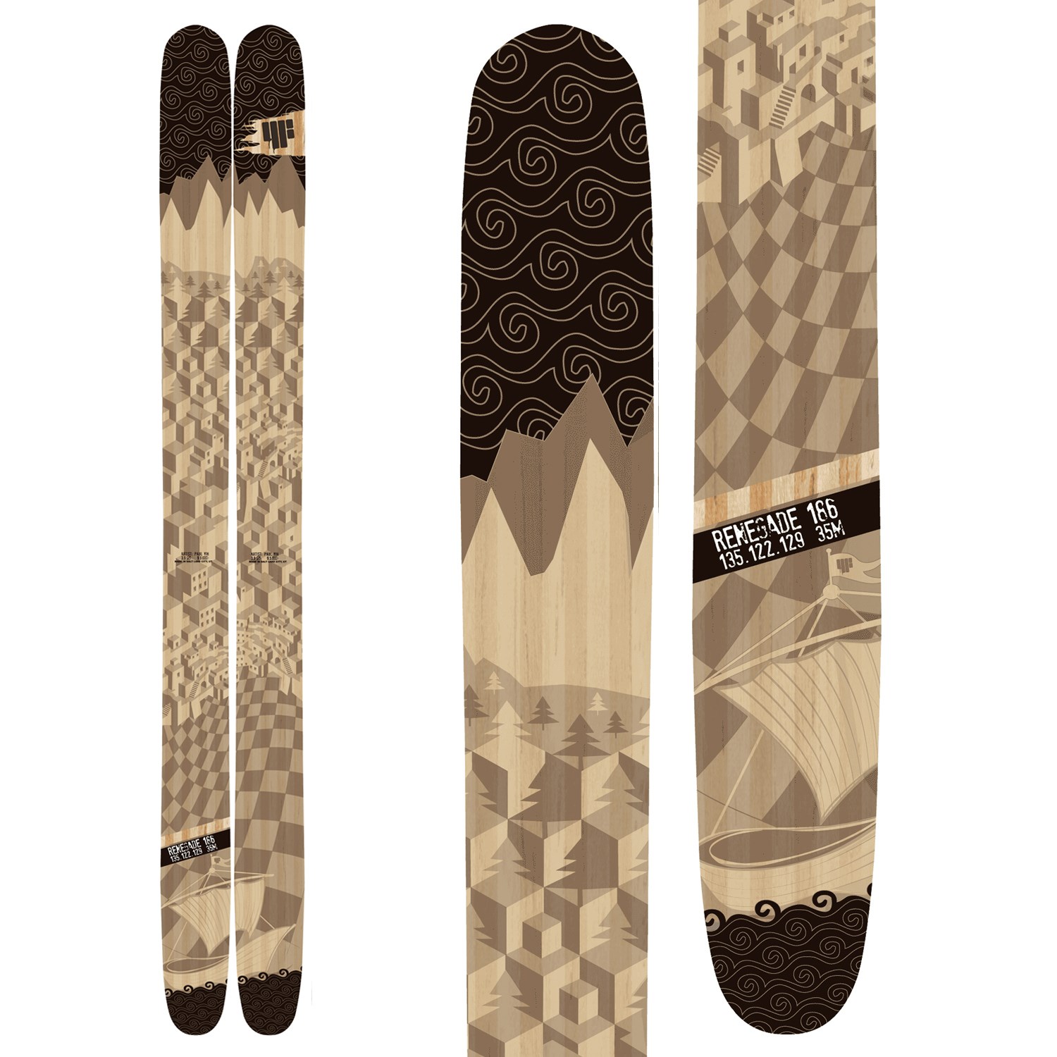 4FRNT Renegade Skis 2014 | evo