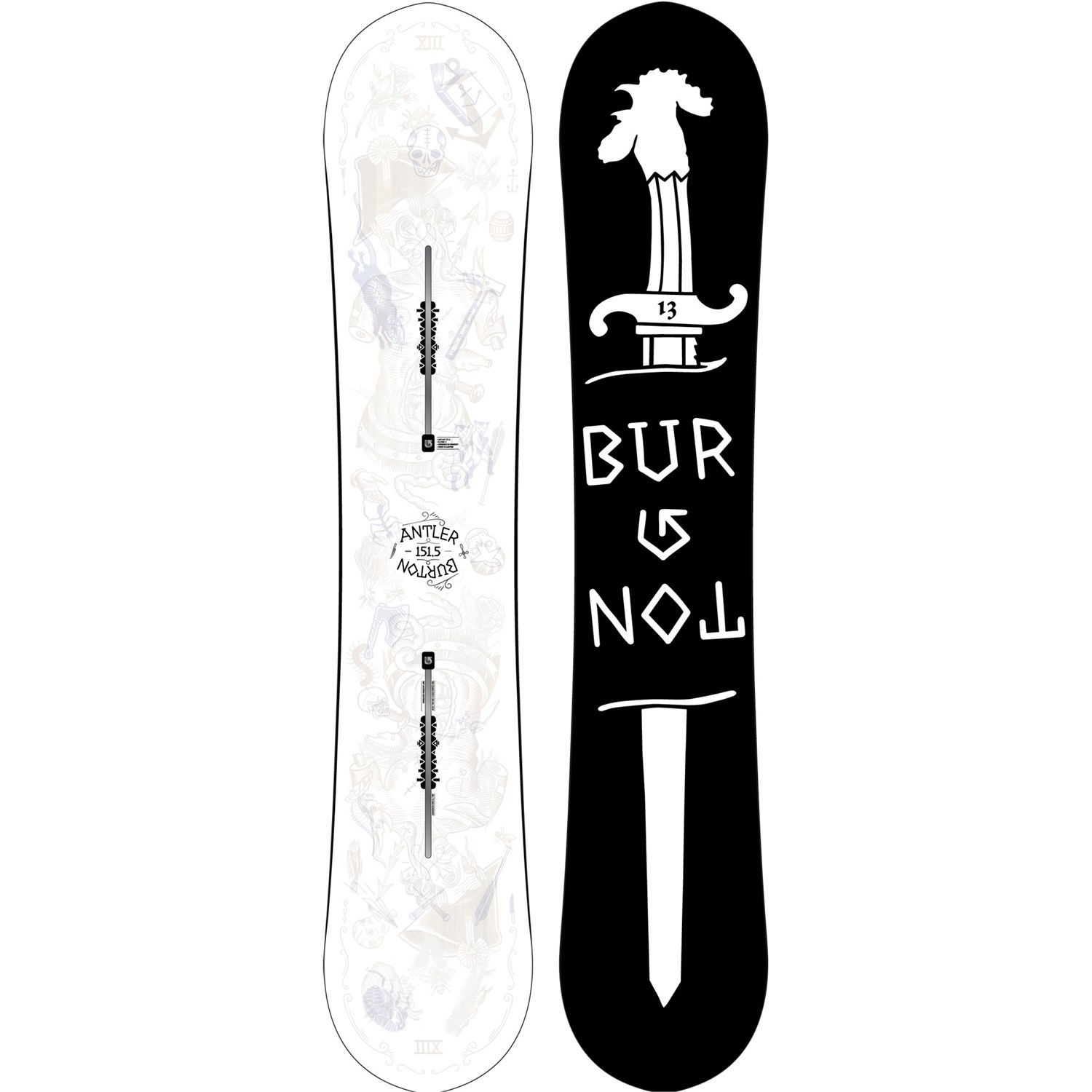 BURTON Antler X9FV 154.5×BURTON CARTEL M-