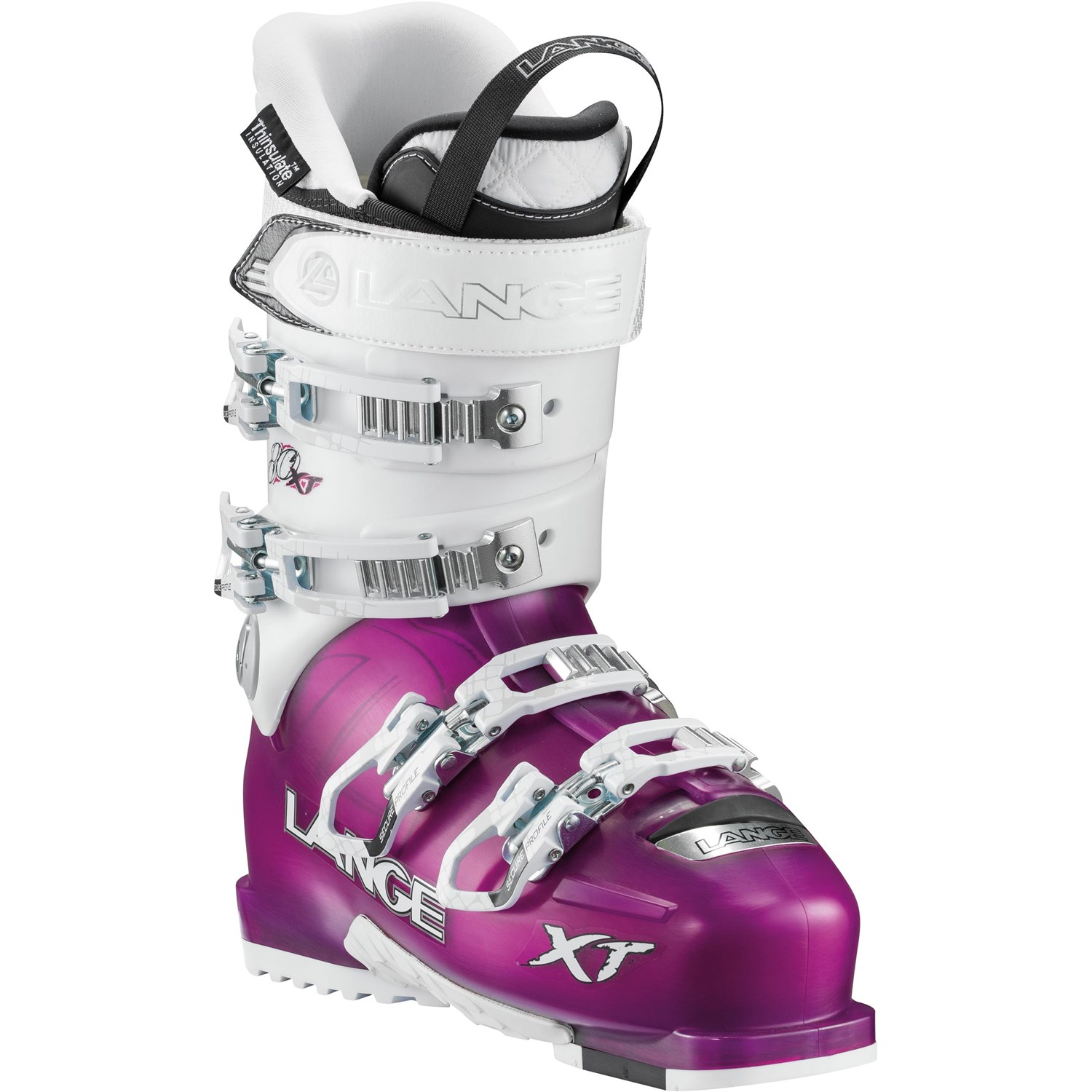 Lange RX 80 Womens popular Ski Boot Custom Tongue Thermofit EUC Never Heat Sealed 24/7