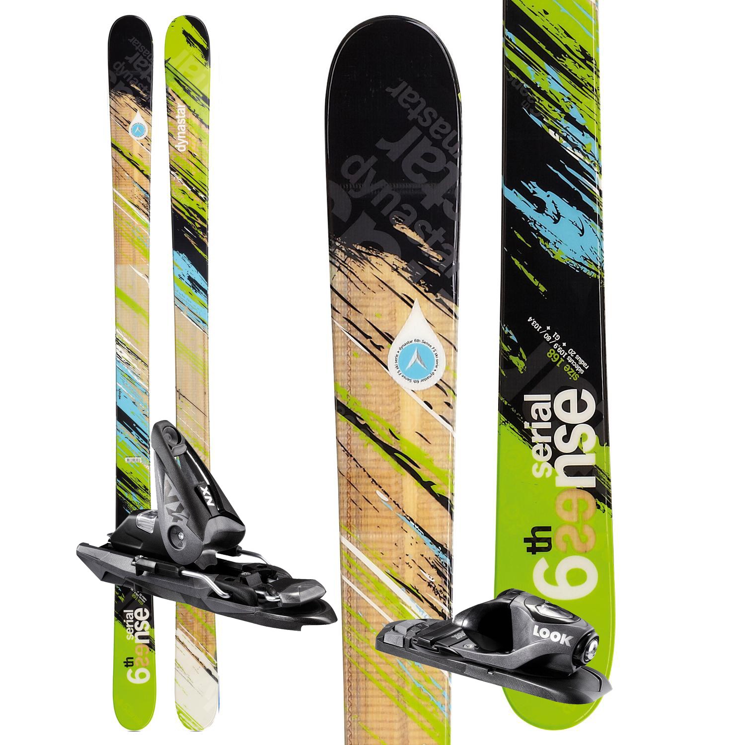 Dynastar 6th Sense Serial Skis + NX 10 Demo Bindings - Used