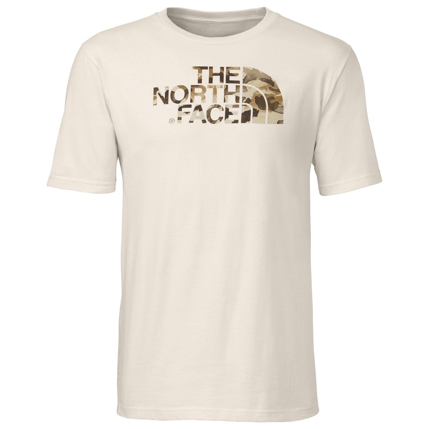The North Face Never Stop Exploring T-shirt Men Adult M White Camo Graphic